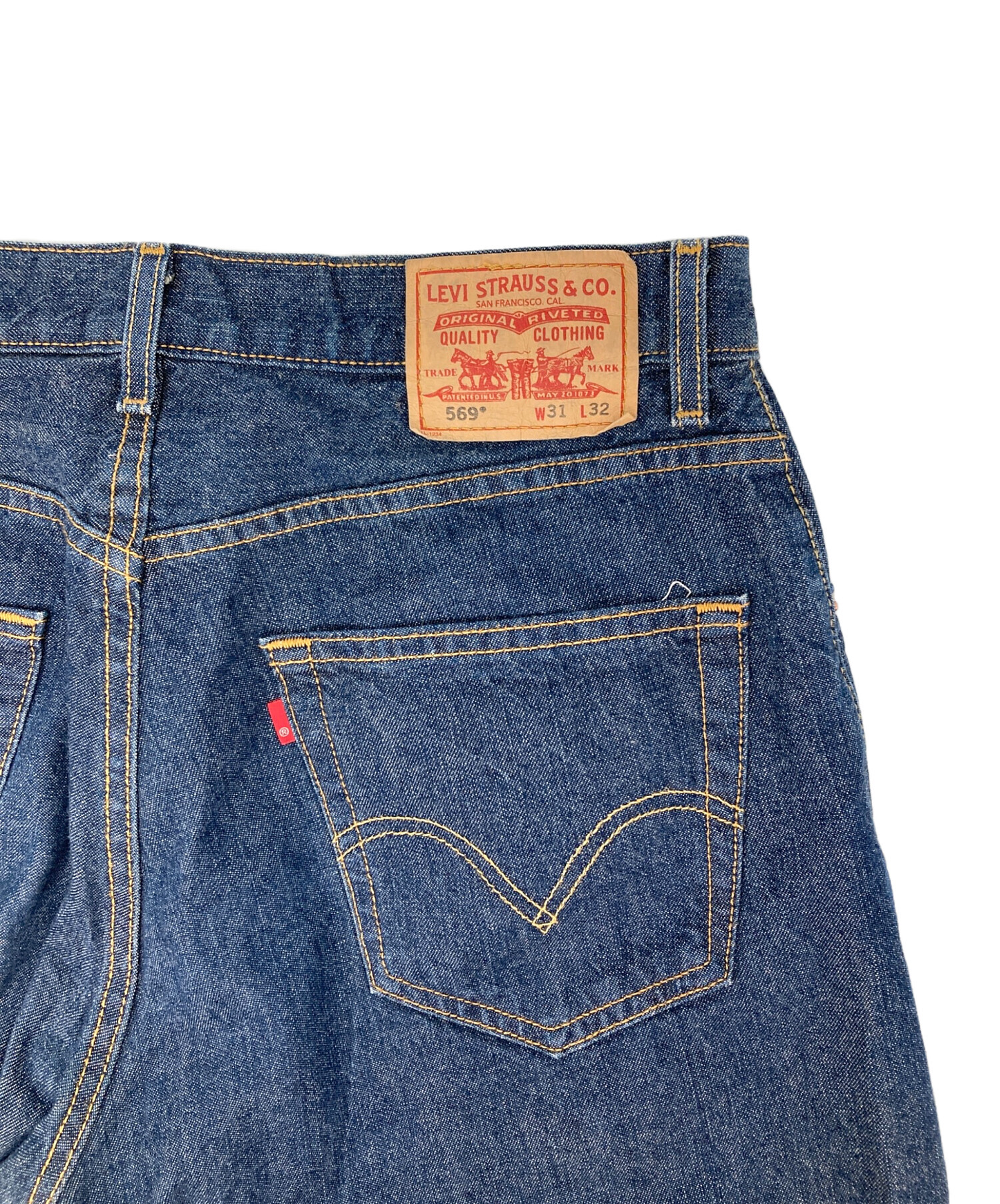 中古・古着通販】LEVI'S (リーバイス) 569デニムパンツ インディゴ
