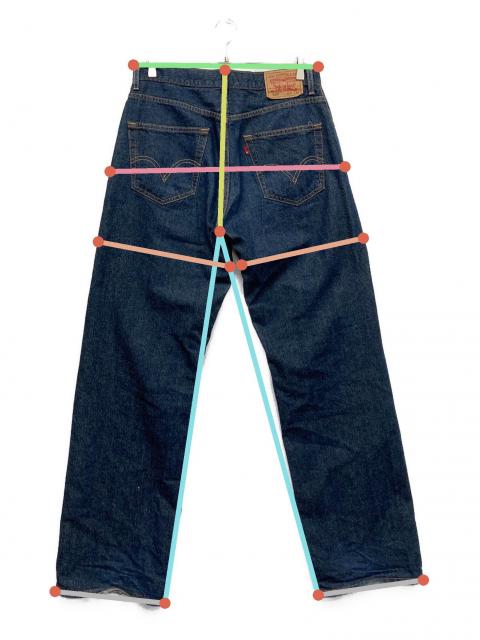 中古・古着通販】LEVI'S (リーバイス) 569デニムパンツ インディゴ