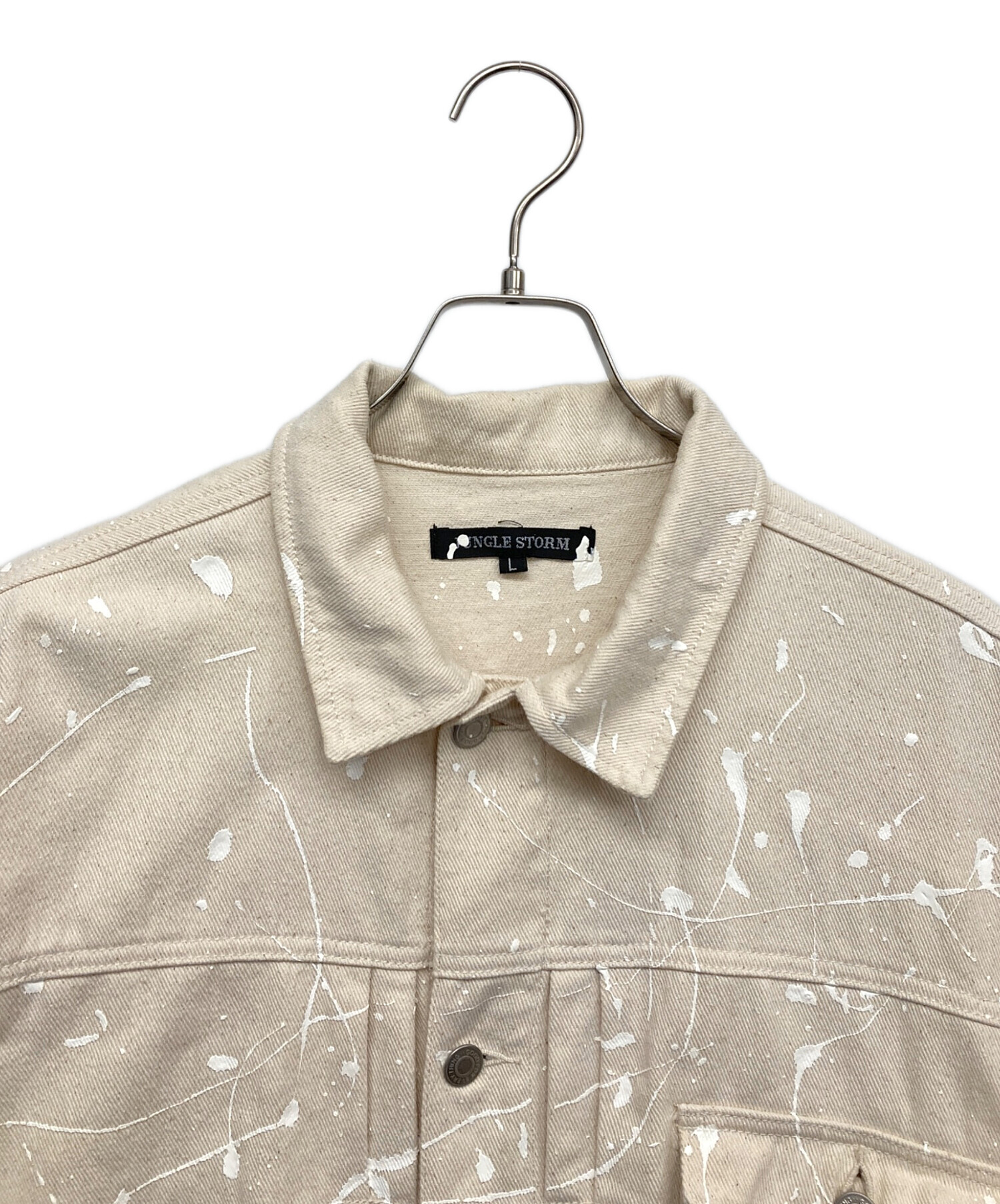 中古・古着通販】JUNGLE STORM (ジャングルストーム) ホワイトデニム