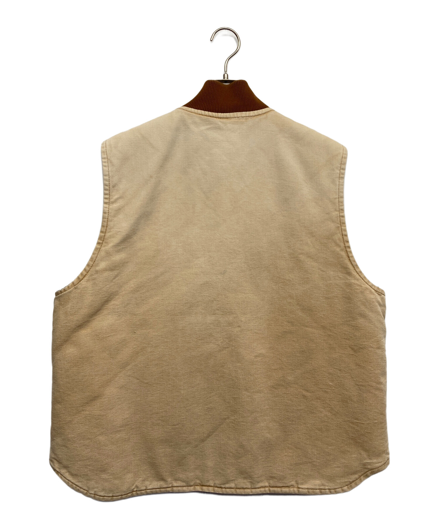 中古・古着通販】CarHartt (カーハート) ダック地ベスト ブラウン 