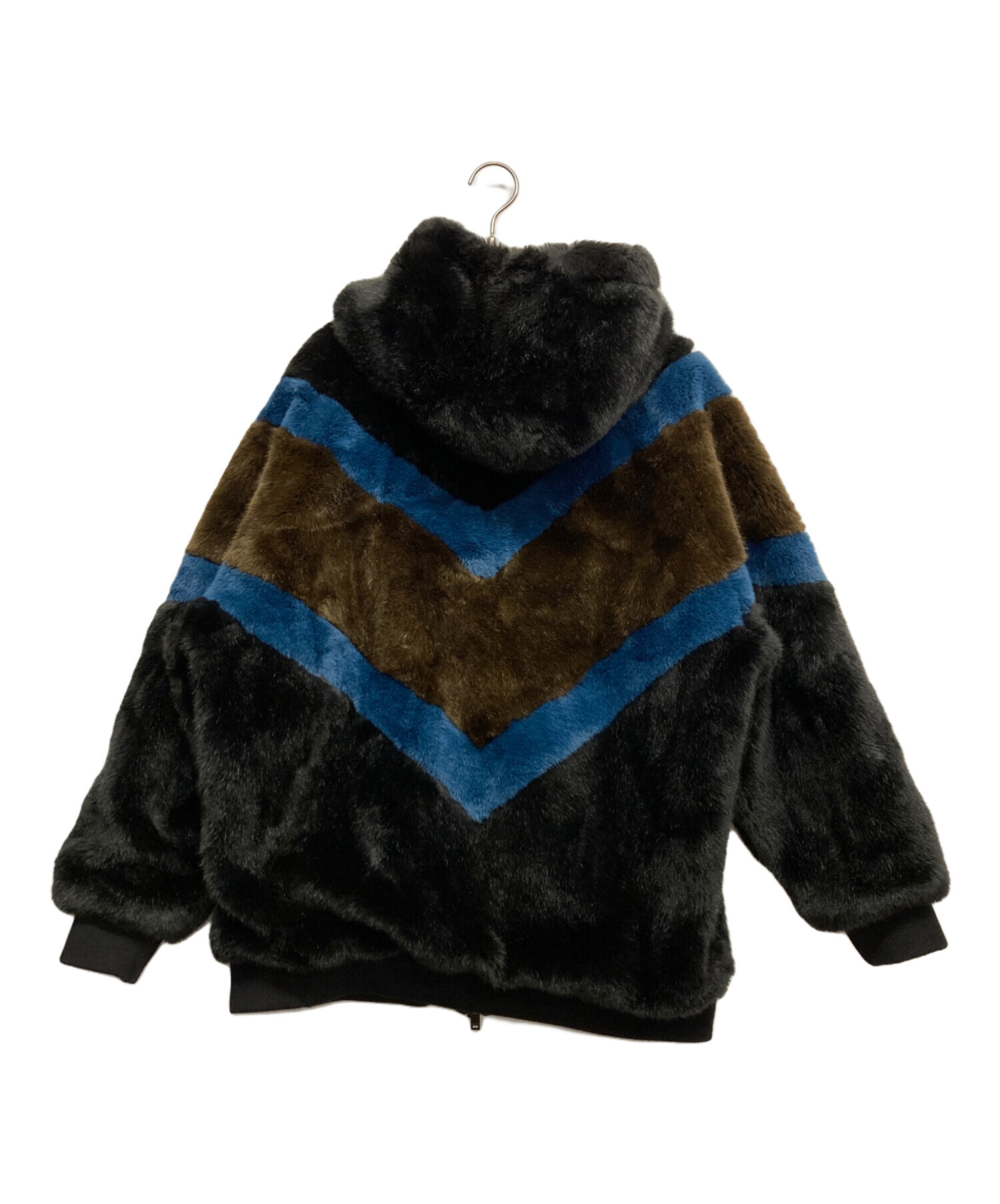 ターク TAAKK  TA19AW-STU001 フェイクファーブルゾン メンズ 3 中古・古着通販】TAAKK (ターク) フェイクファージャケット ブラック