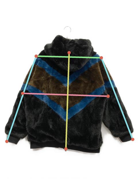 中古・古着通販】TAAKK (ターク) フェイクファージャケット ブラック
