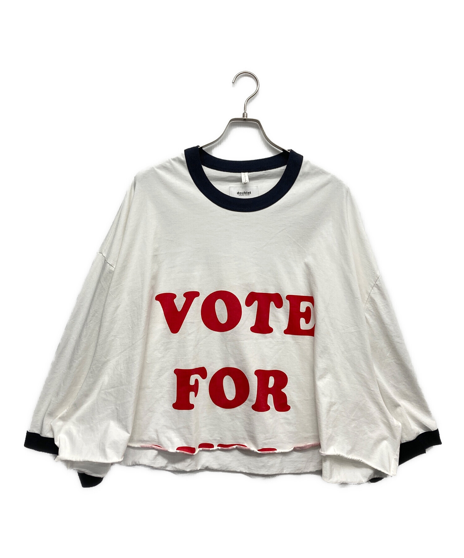 中古・古着通販】doublet (ダブレット) OVERSIZED RINGER T-SHIRT 