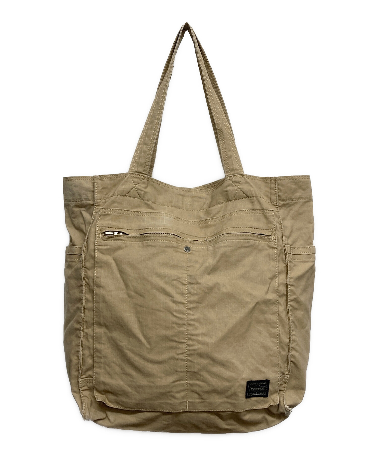 中古・古着通販】PORTER (ポーター) DRAFTヘルメットバッグ ベージュ 