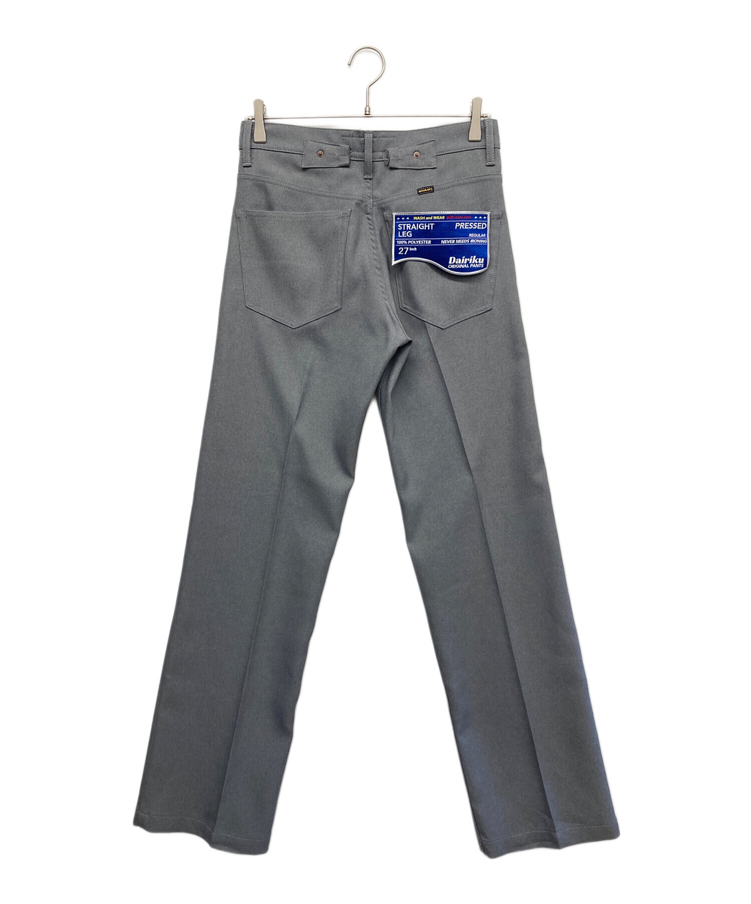 中古・古着通販】DAIRIKU (ダイリク) STRAIGHT Flasher Pressed Pants