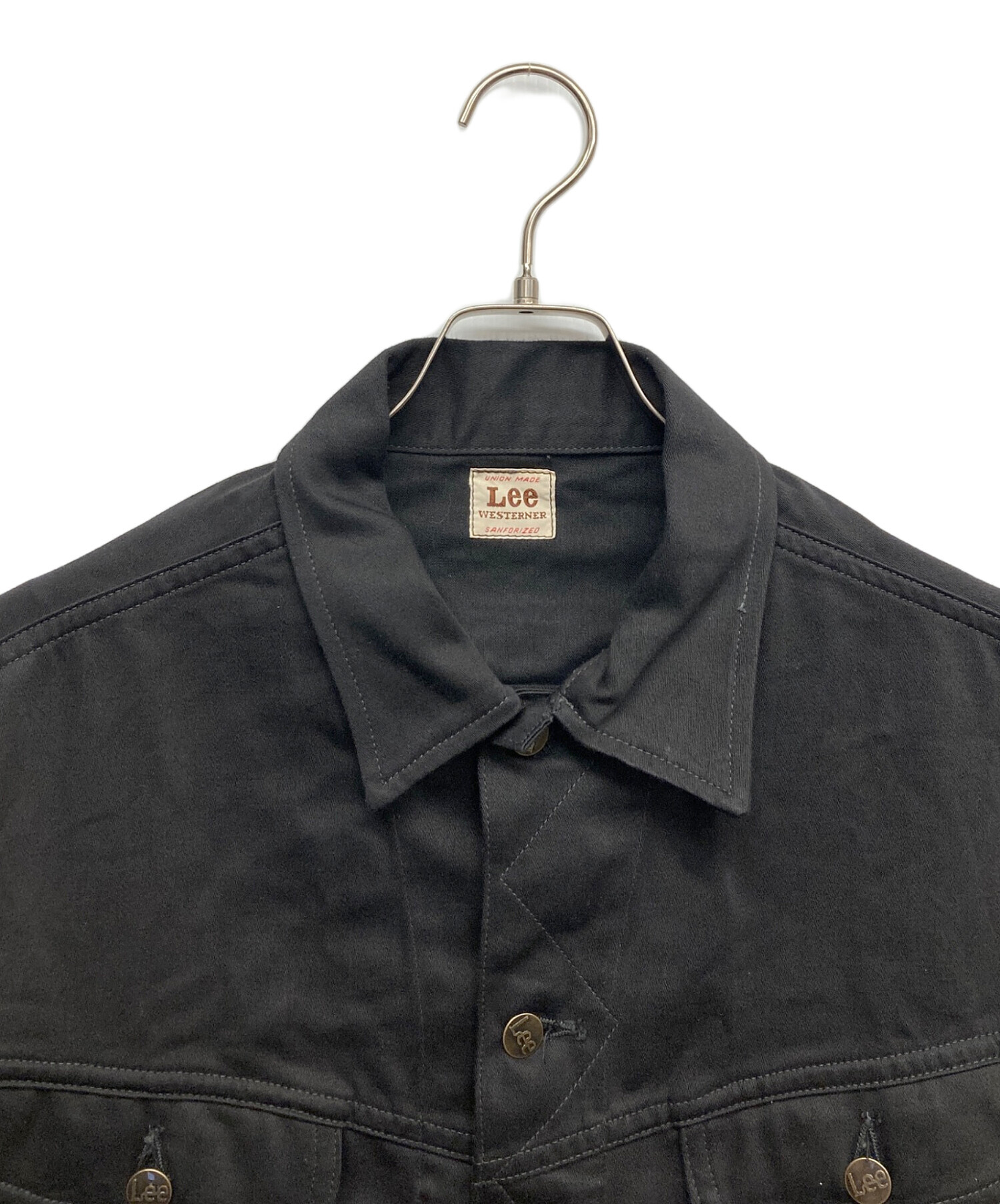 中古・古着通販】LEE (リー) WESTERNER JACKET ブラック サイズ:42