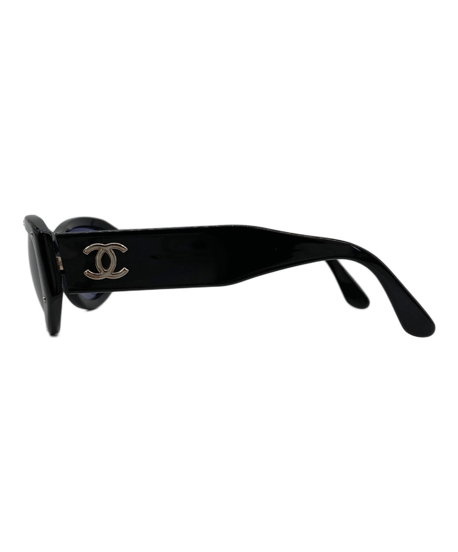 シャネル CHANEL サングラス サングラス 衣料品 アセテート レディース ブラック系 5508A 501/T8 【中古】 CHANEL - シャネル CHANEL 伊達メガネ メガネ 衣料品 アセテート