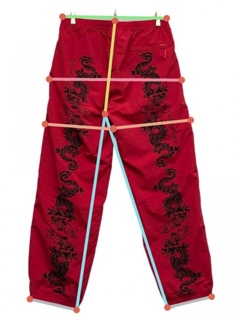supreme ドラゴンプリント ナイロンパンツ 中古・古着通販】Supreme (シュプリーム) Dragon Track Pant レッド