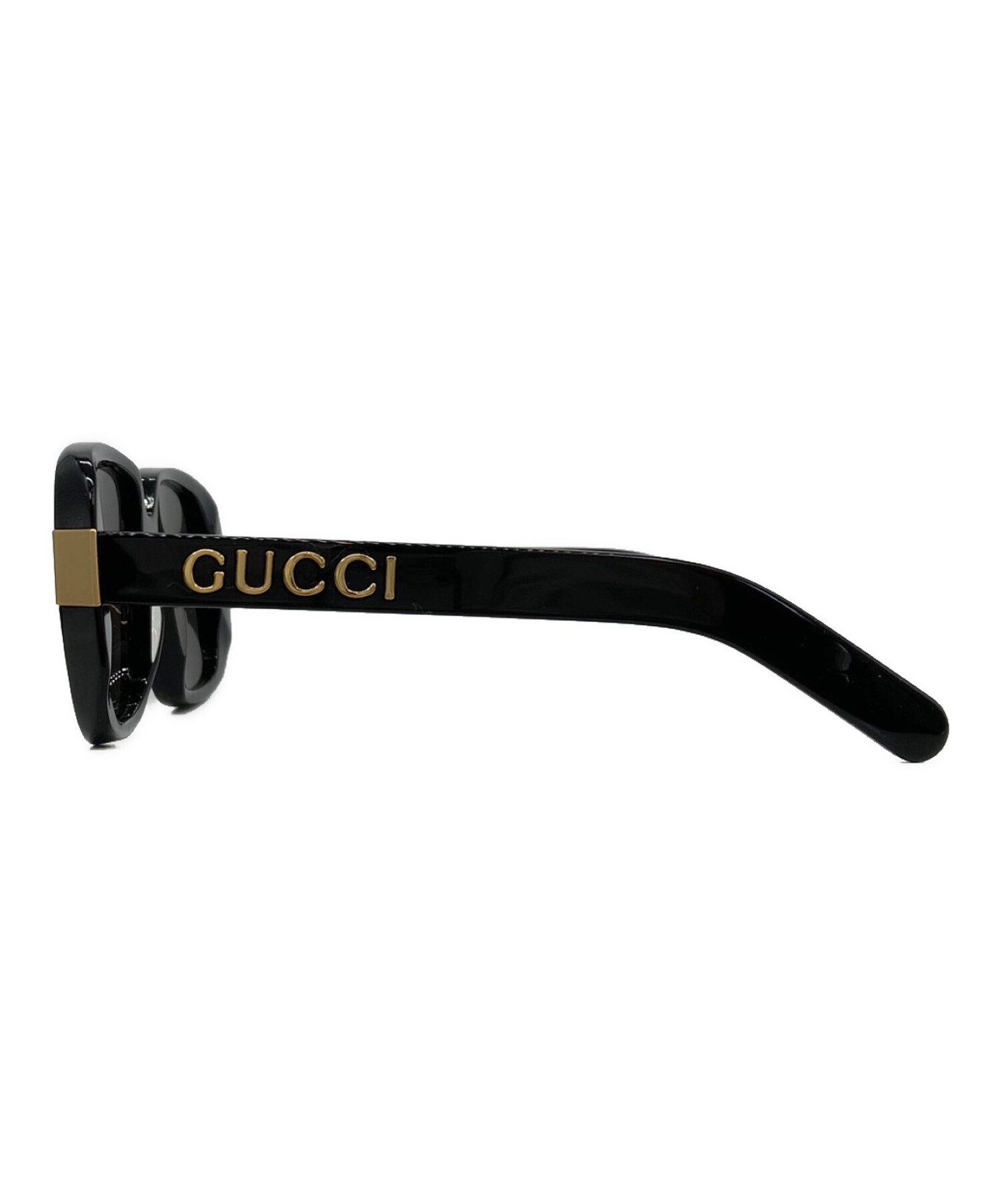 中古・古着通販】GUCCI (グッチ) サングラス ブラック サイズ:51□15 