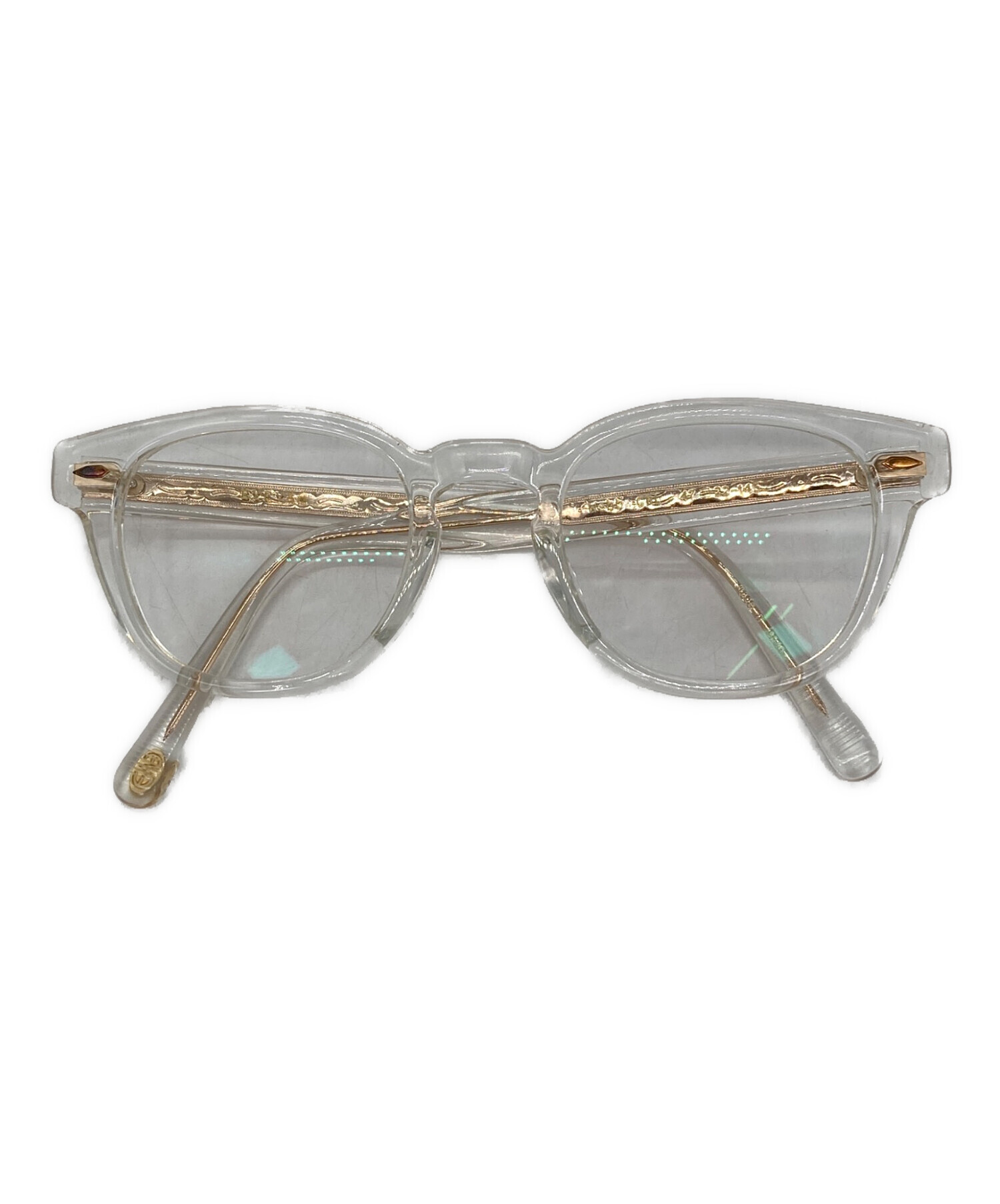 中古・古着通販】EYEVAN (アイヴァン) 眼鏡 ホワイト サイズ:47□22 