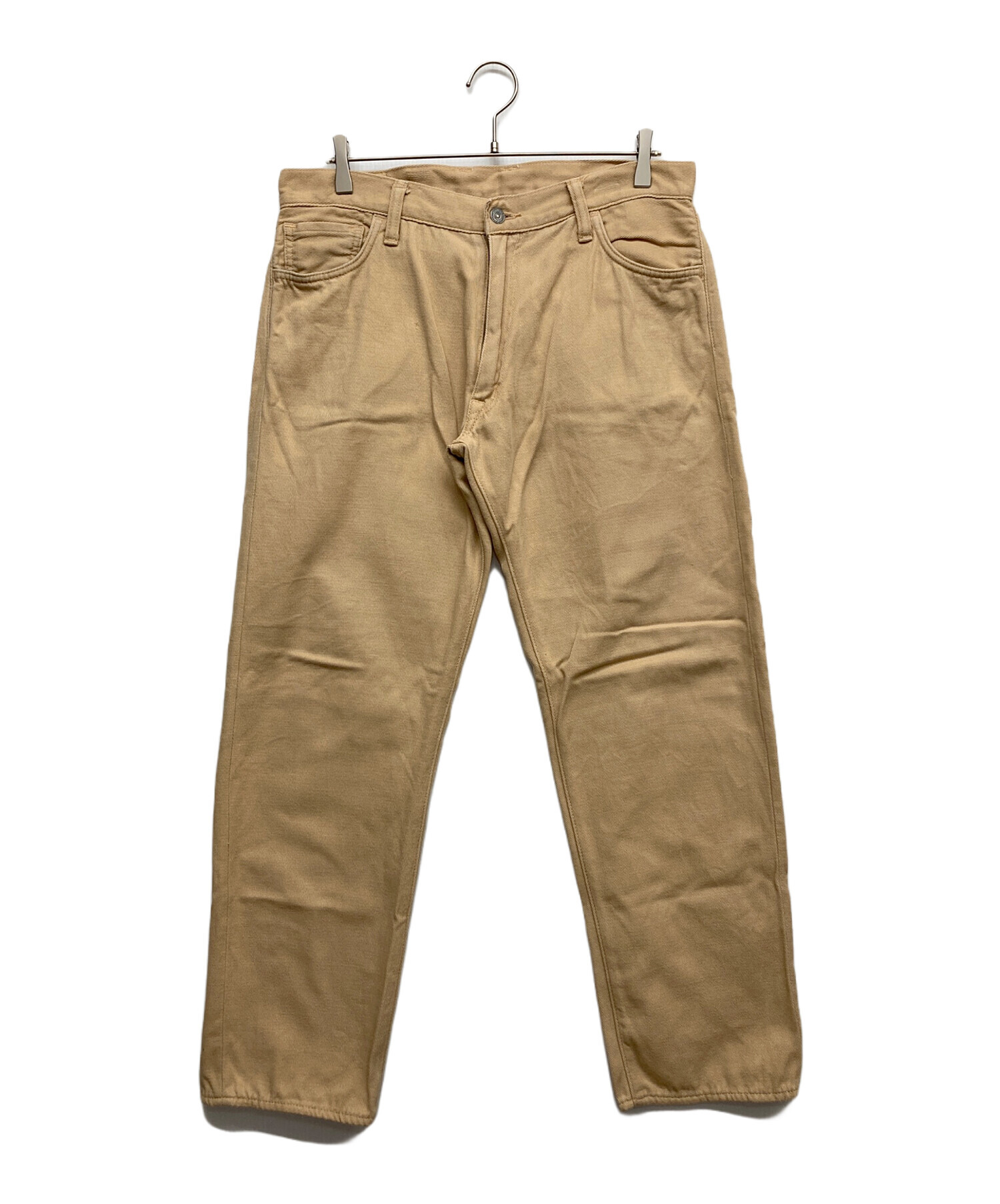 中古・古着通販】EVISU (エヴィス) デニムパンツ ベージュ サイズ:36