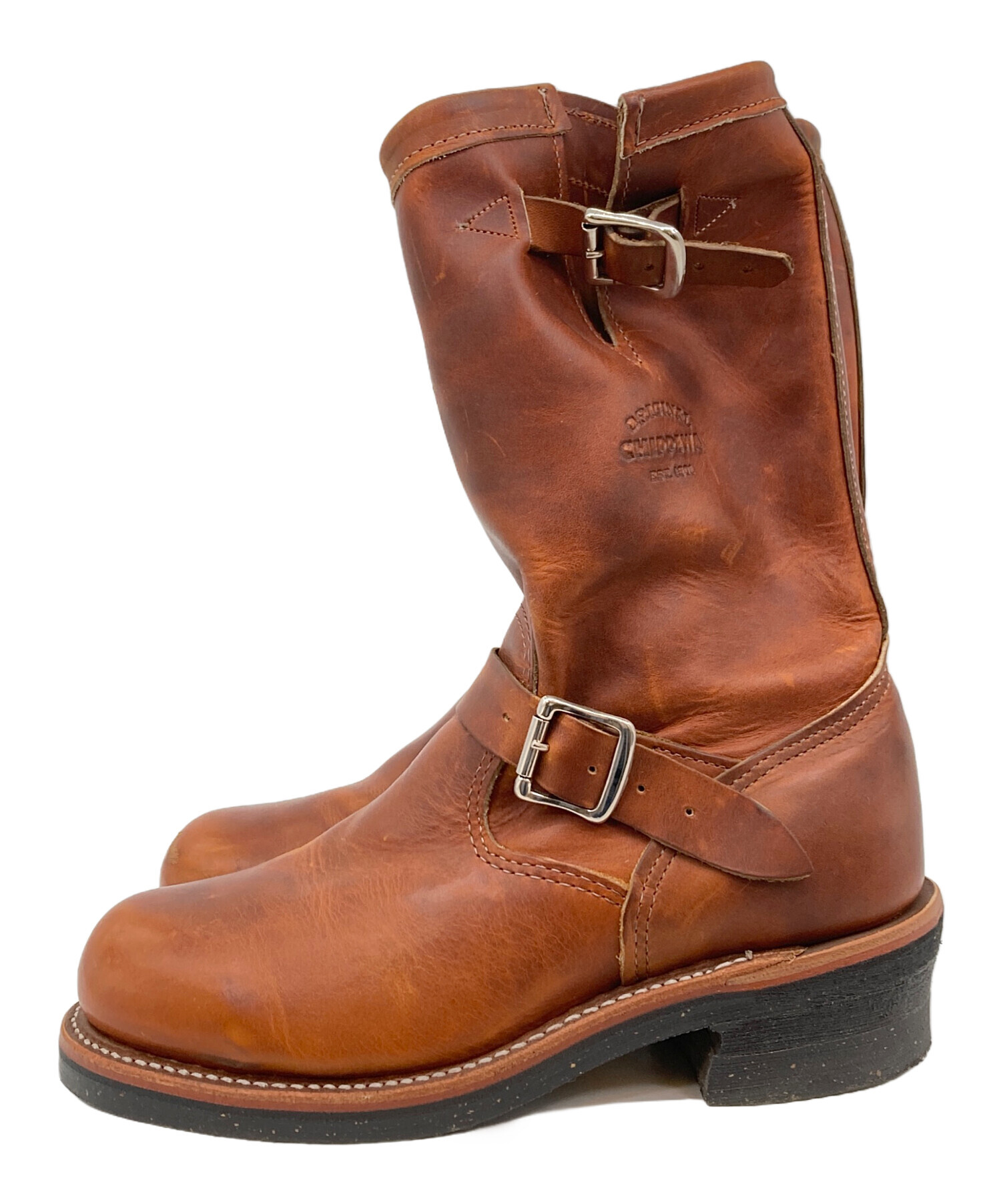 チペワ CHIPPEWA USA製 ヴィンテージ ブーツ 中古・古着通販】CHIPPEWA (チペワ) 11inch STEEL TOE ENGINEER BOOTS