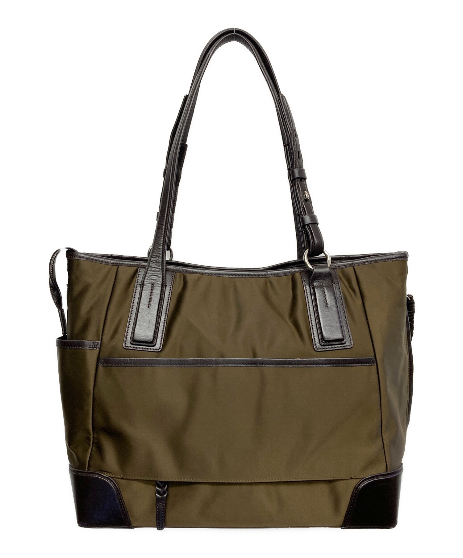 【未使用】p.i.d ピーアイディー トートバッグ グリーン 中古・古着通販】pid (ピーアイディー) トートバッグ グリーン