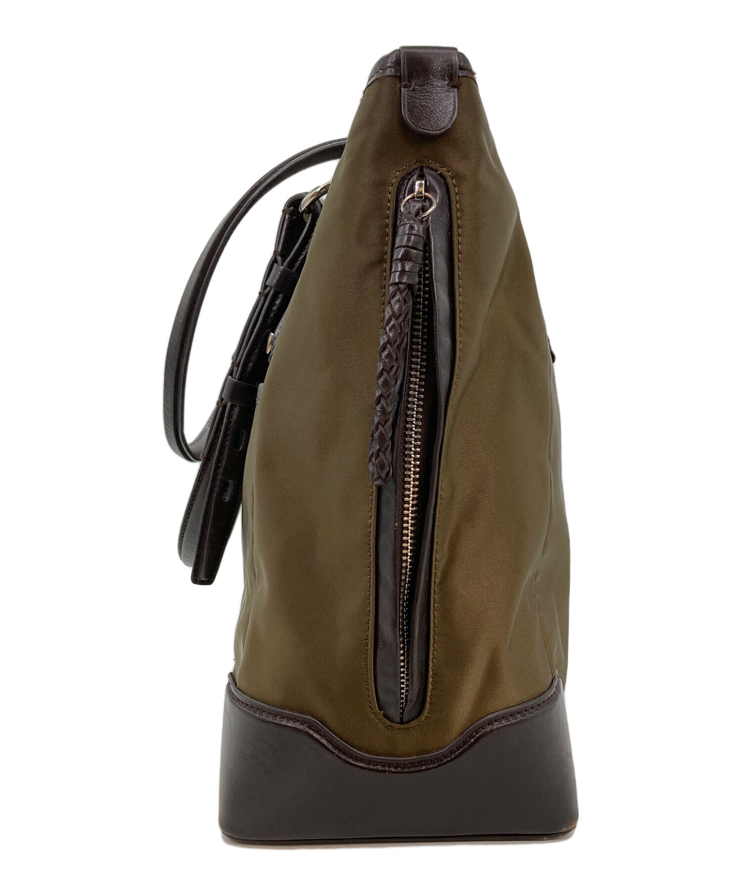 【未使用】p.i.d ピーアイディー トートバッグ グリーン 中古・古着通販】pid (ピーアイディー) トートバッグ グリーン