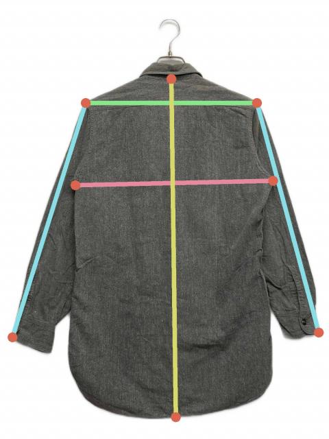 中古・古着通販】BIG MAC (ビッグマック) 50s 黒シャンブレーシャツ