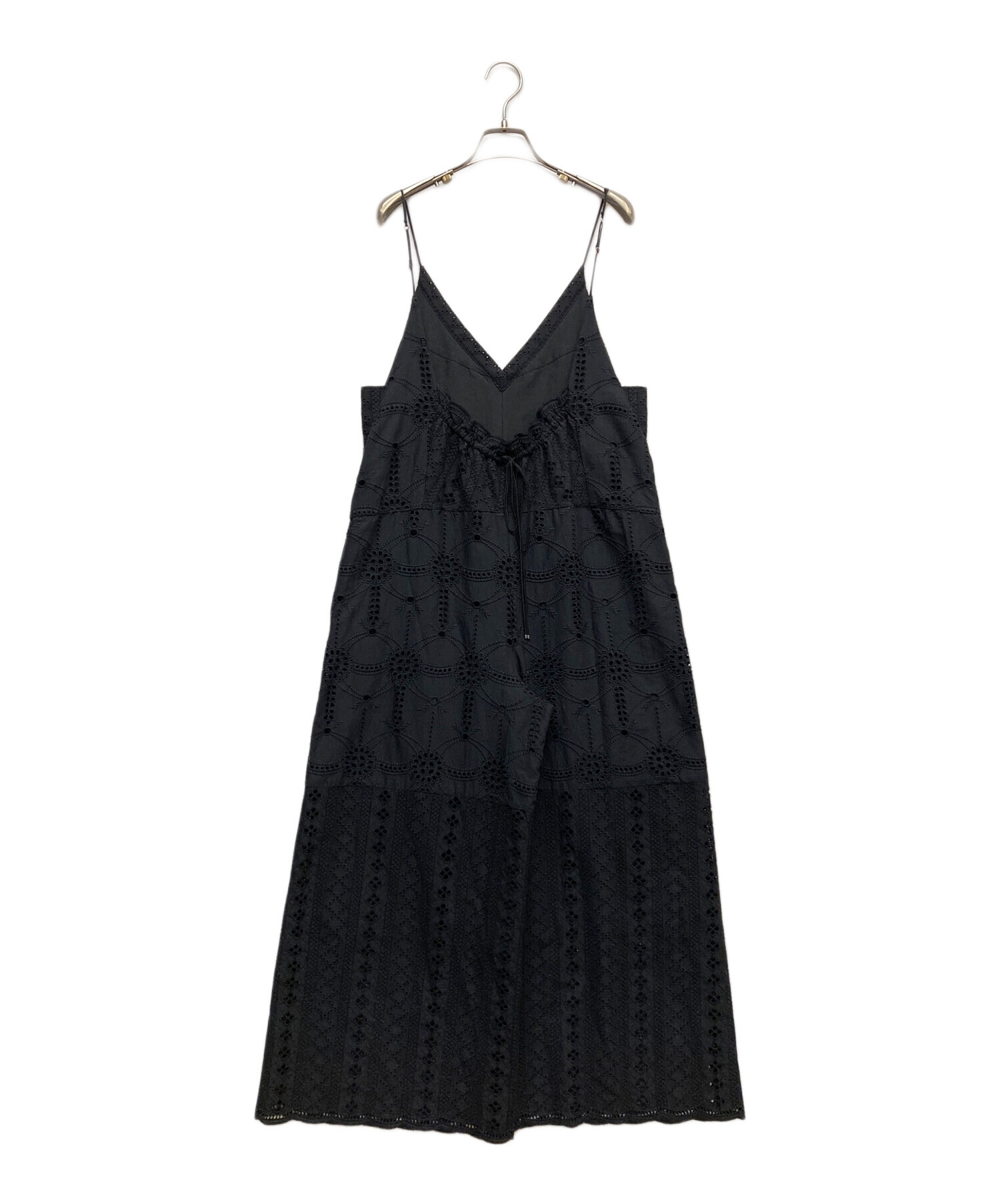 中古・古着通販】IENA (イエナ) レースオールインワン ブラック サイズ 