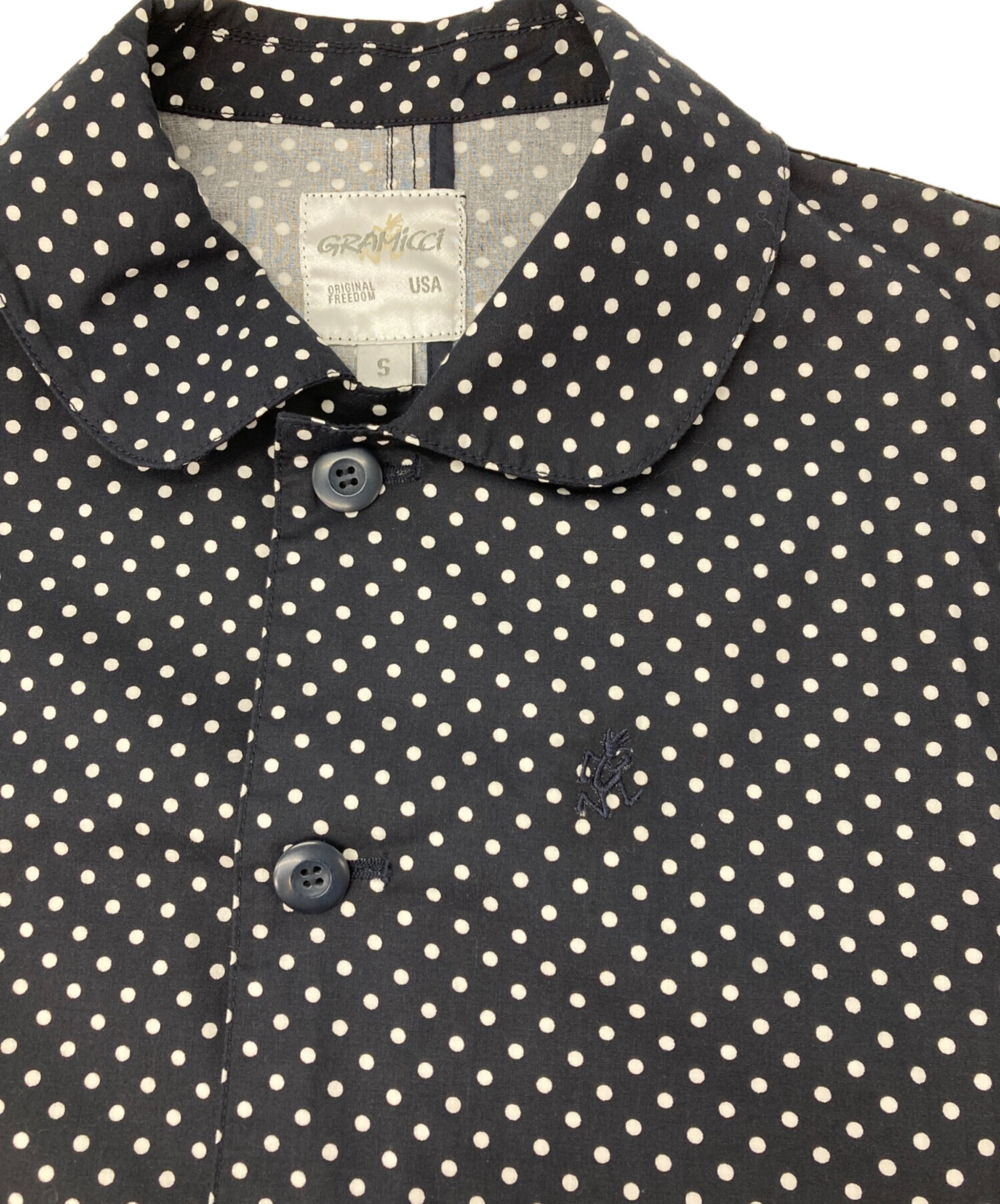 中古・古着通販】GRAMICCI (グラミチ) シャツジャケット ネイビー 