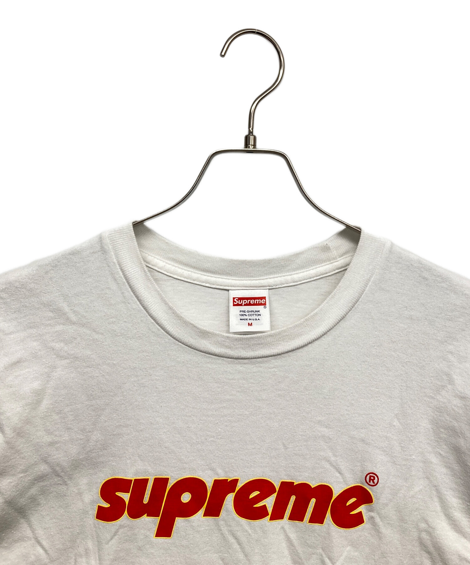 中古・古着通販】Supreme (シュプリーム) Pinline Tee ホワイト サイズ 