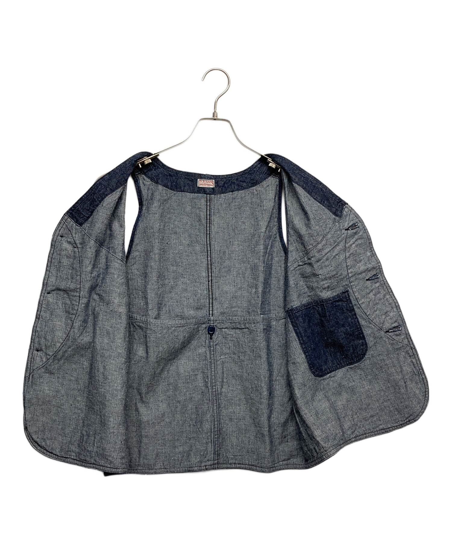 希少 TCB jeans Foremen Vest インディゴHBT 38 2026年最新tcb
