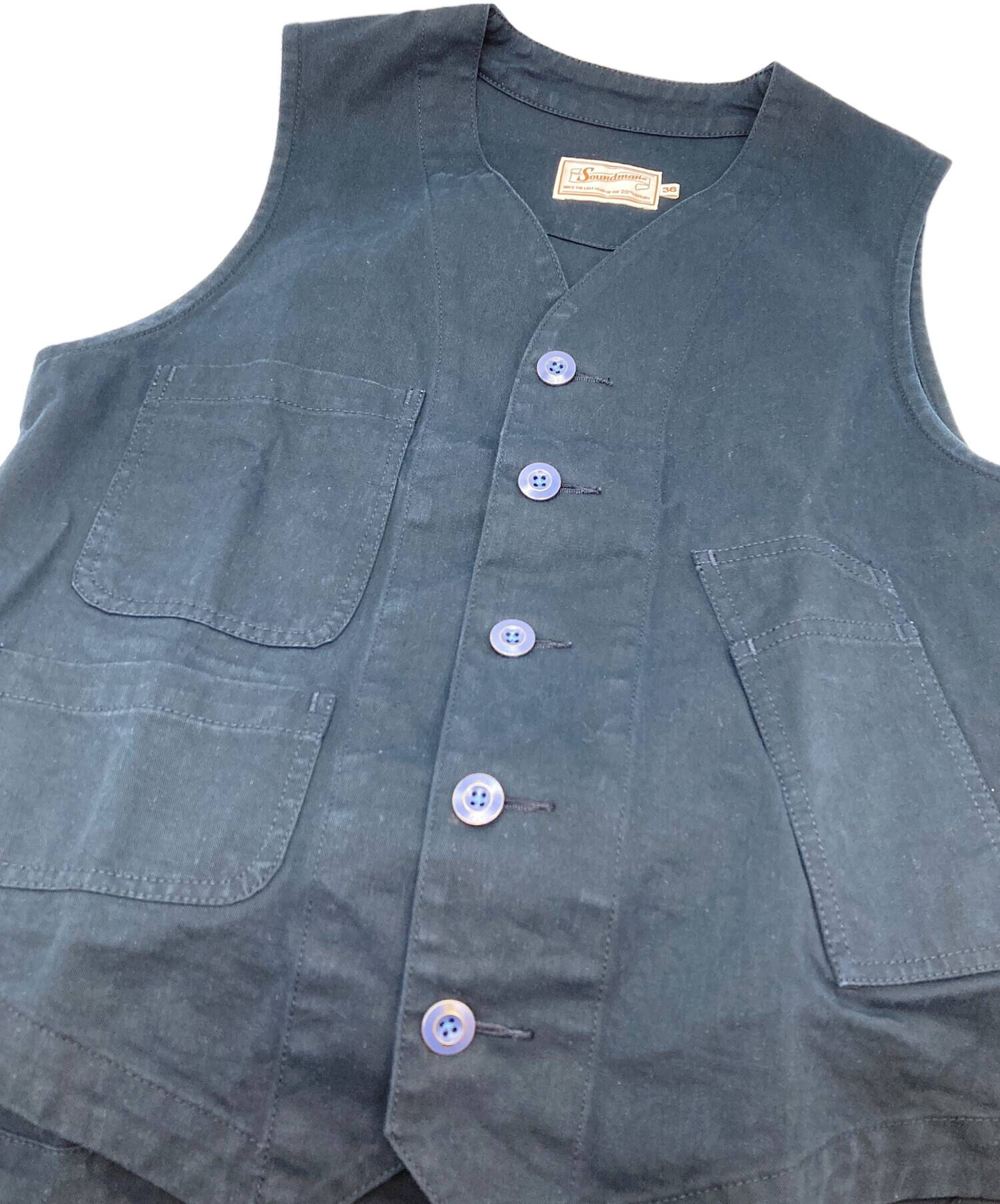 中古・古着通販】SOUND MAN (サウンドマン) Marcyコットンワークベスト 