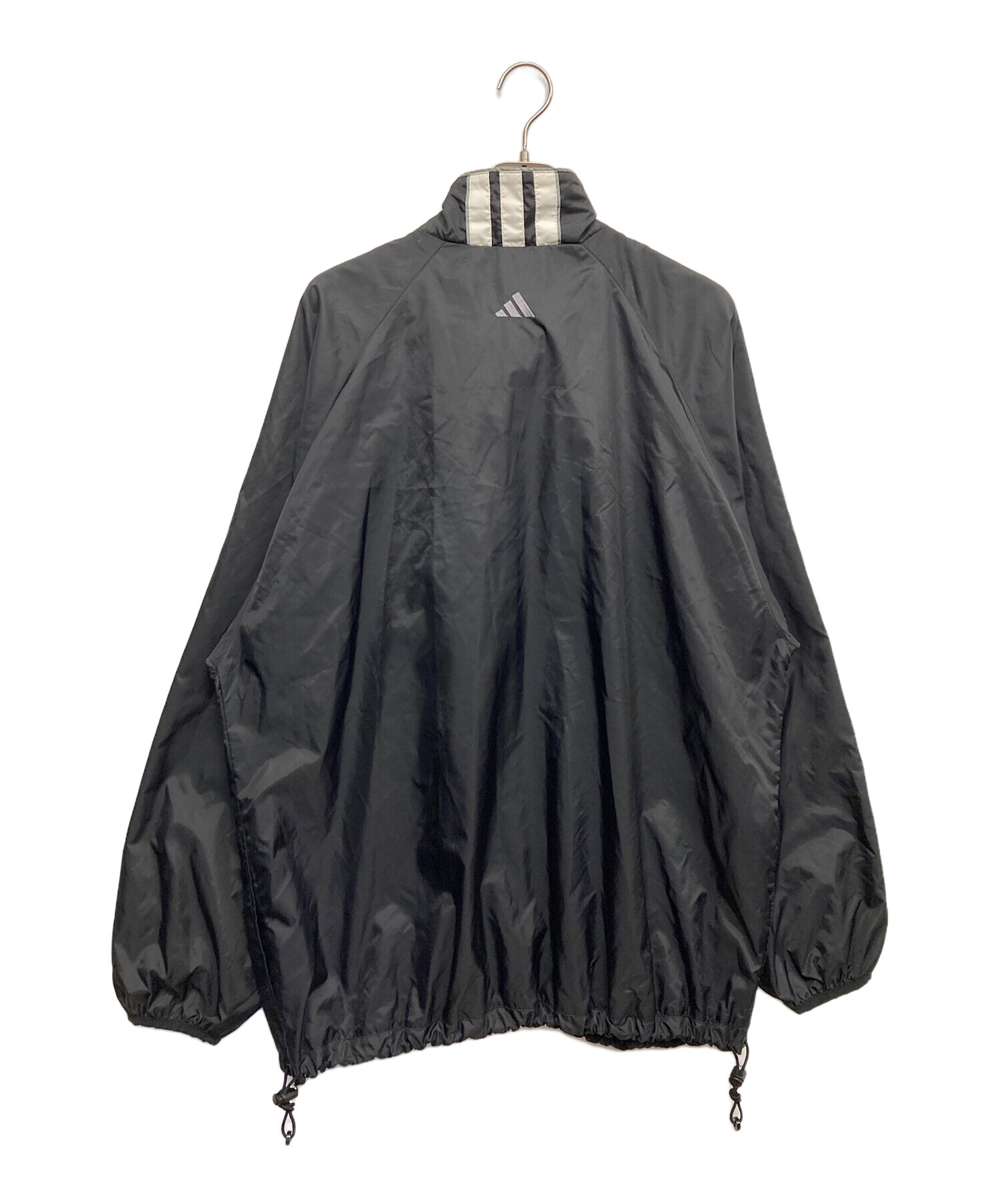 は*め様 adidas アディダス ナイロンジャケット ブラック 90s XL XL あのちゃん着用 90sアディダス ナイロンジャケット ブラック