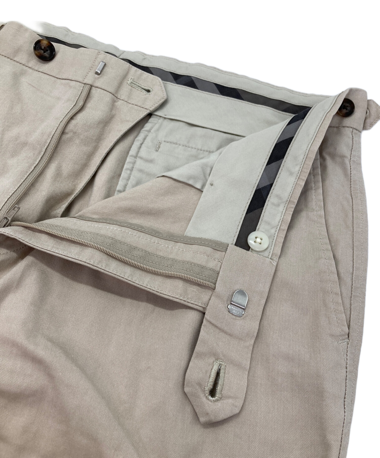 希少46サイズ バーバリーロンドン ストレッチパンツ ベージュ 17号 3L4L 中古・古着通販】BURBERRY LONDON (バーバリーロンドン) パンツ