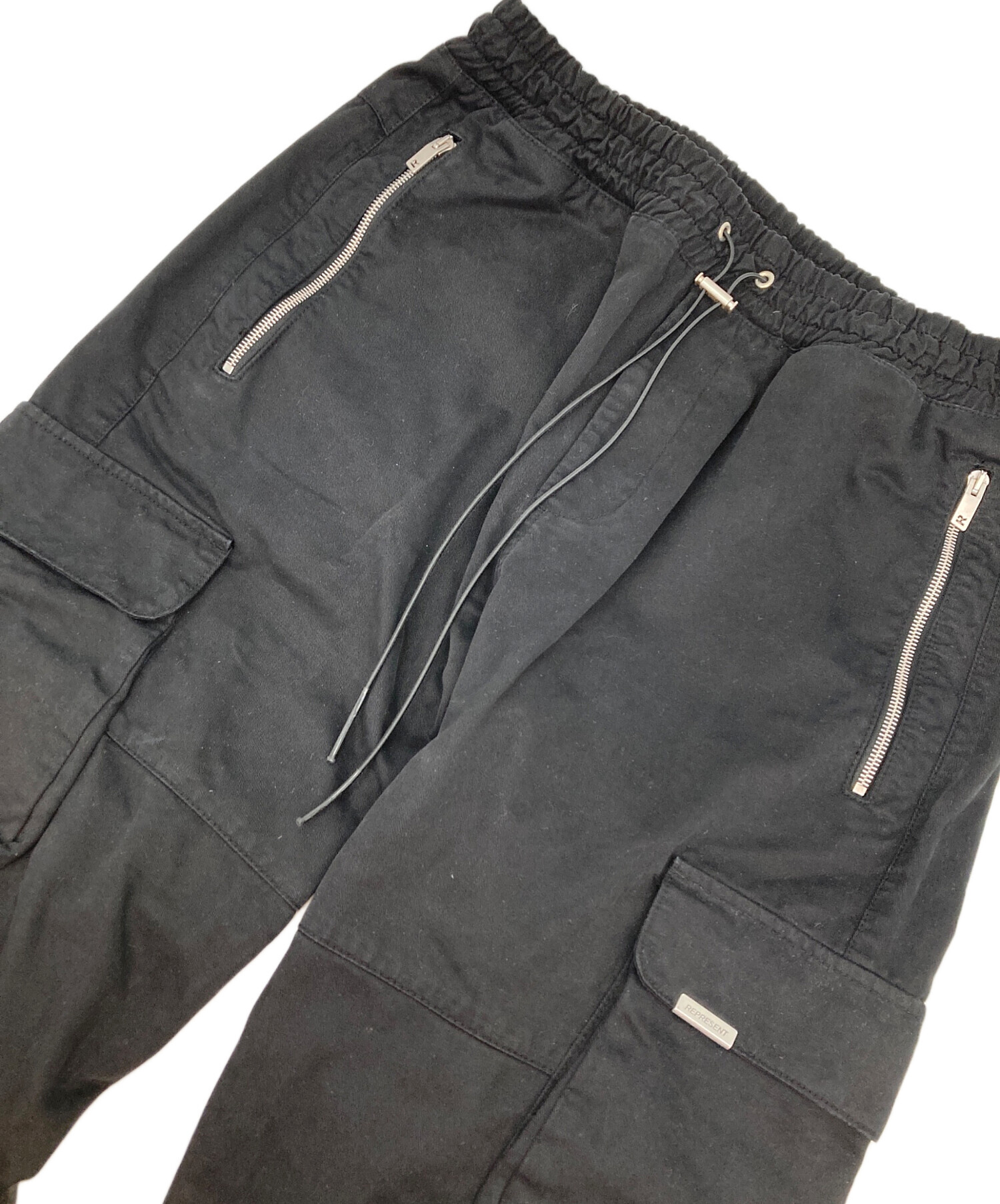 中古・古着通販】REPRESENT (リプレゼント) カーゴパンツ ブラック