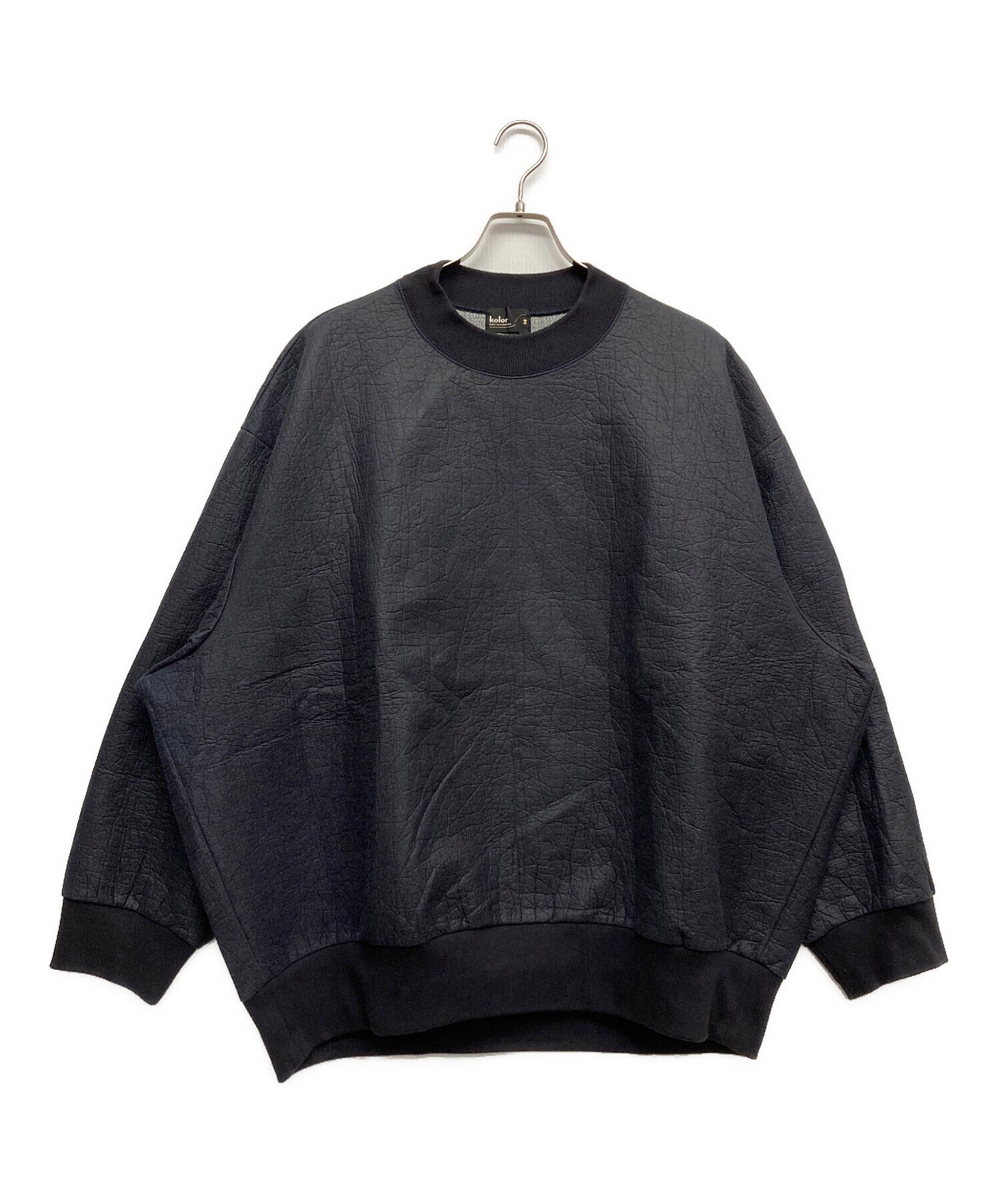 kolor ダンボールスウェット/サイズ2 中古・古着通販】KOLOR (カラー) ウールダンボールニットスウェット