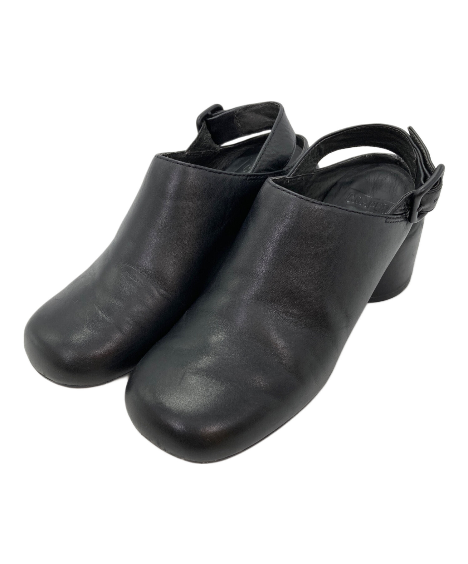 中古・古着通販】CAMPER (カンペール) Niki Black leather heels 
