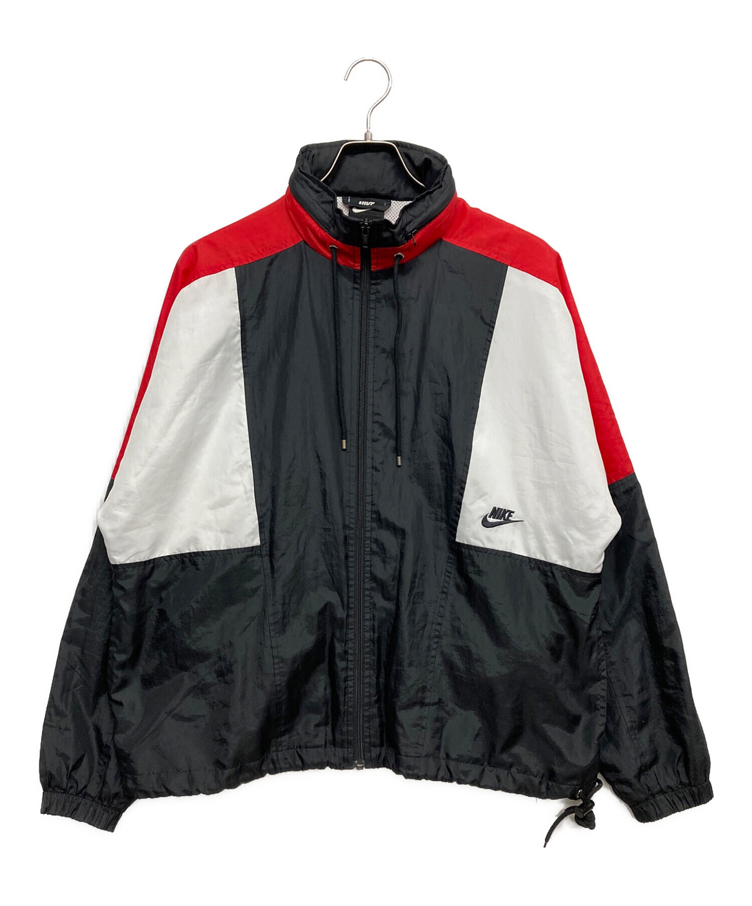 中古・古着通販】NIKE (ナイキ) ナイロンジャケット ブラック サイズ:L