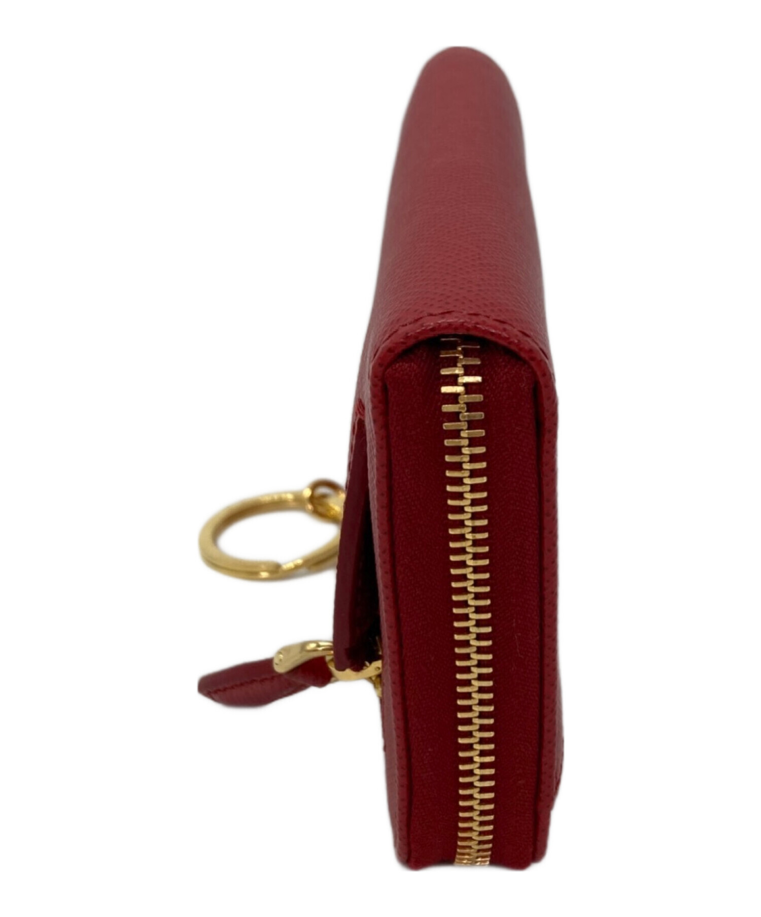 中古・古着通販】PRADA (プラダ) SAFFIANO METAL キーポーチ レッド