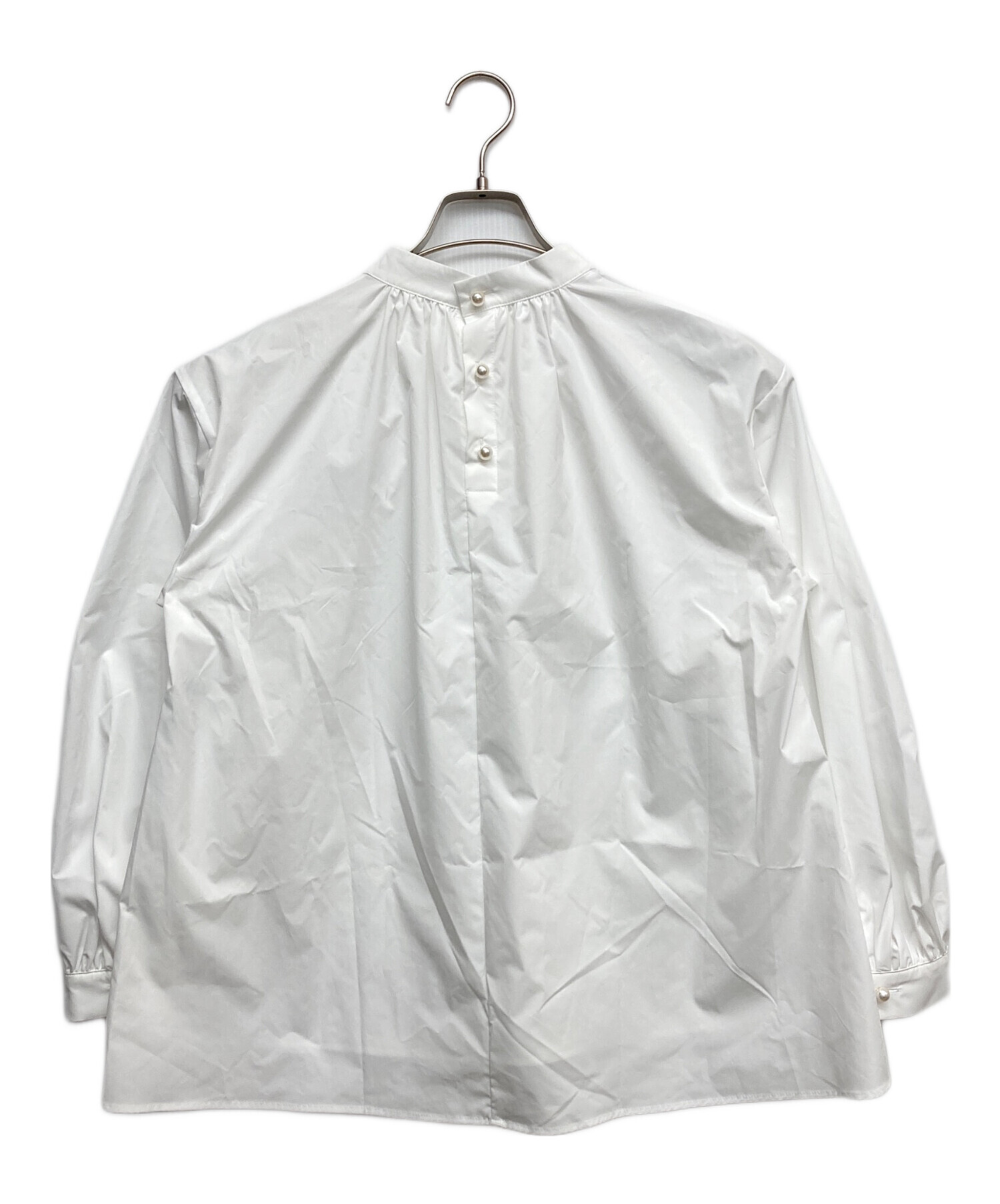 中古・古着通販】PLST (プラステ) ハイネックギャザーブラウス 