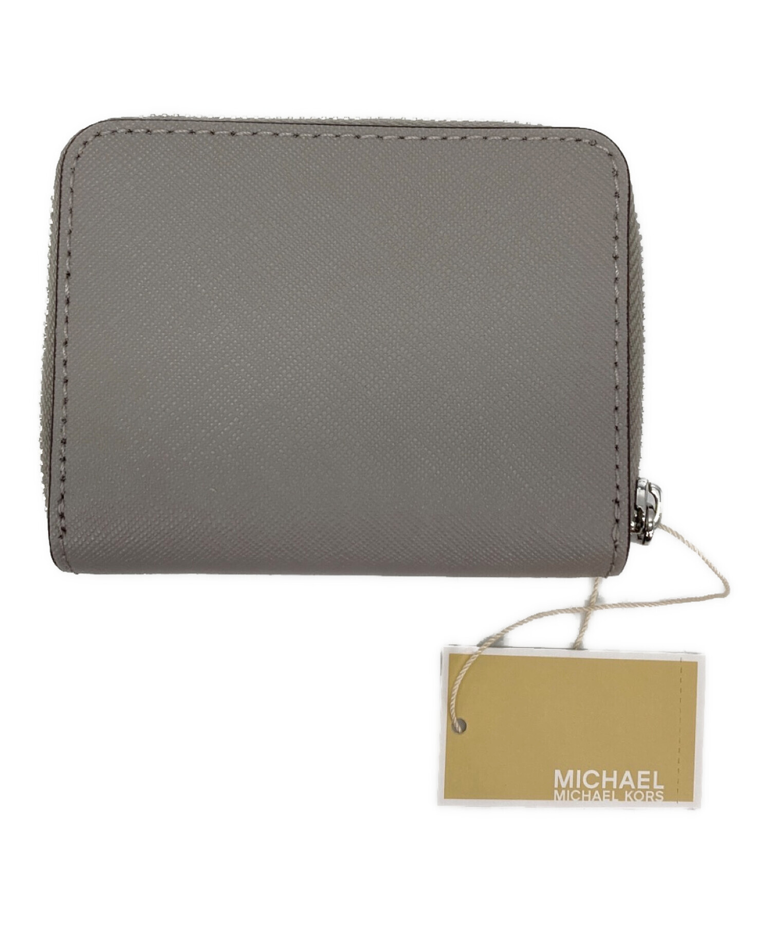 MICHAEL KORS - MICHEL KORS マイケル・コース グレーの三つ折り財布の