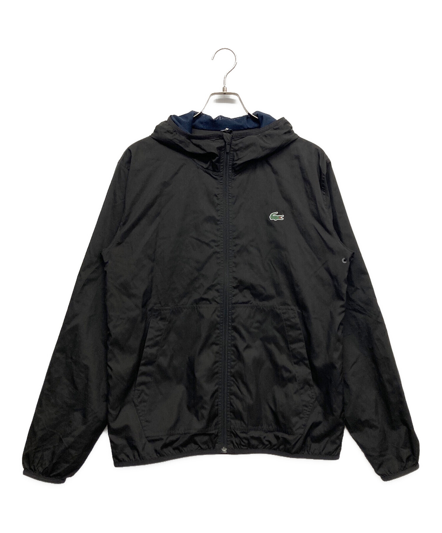 中古・古着通販】LACOSTE (ラコステ) ナイロンジャケット ブラック 