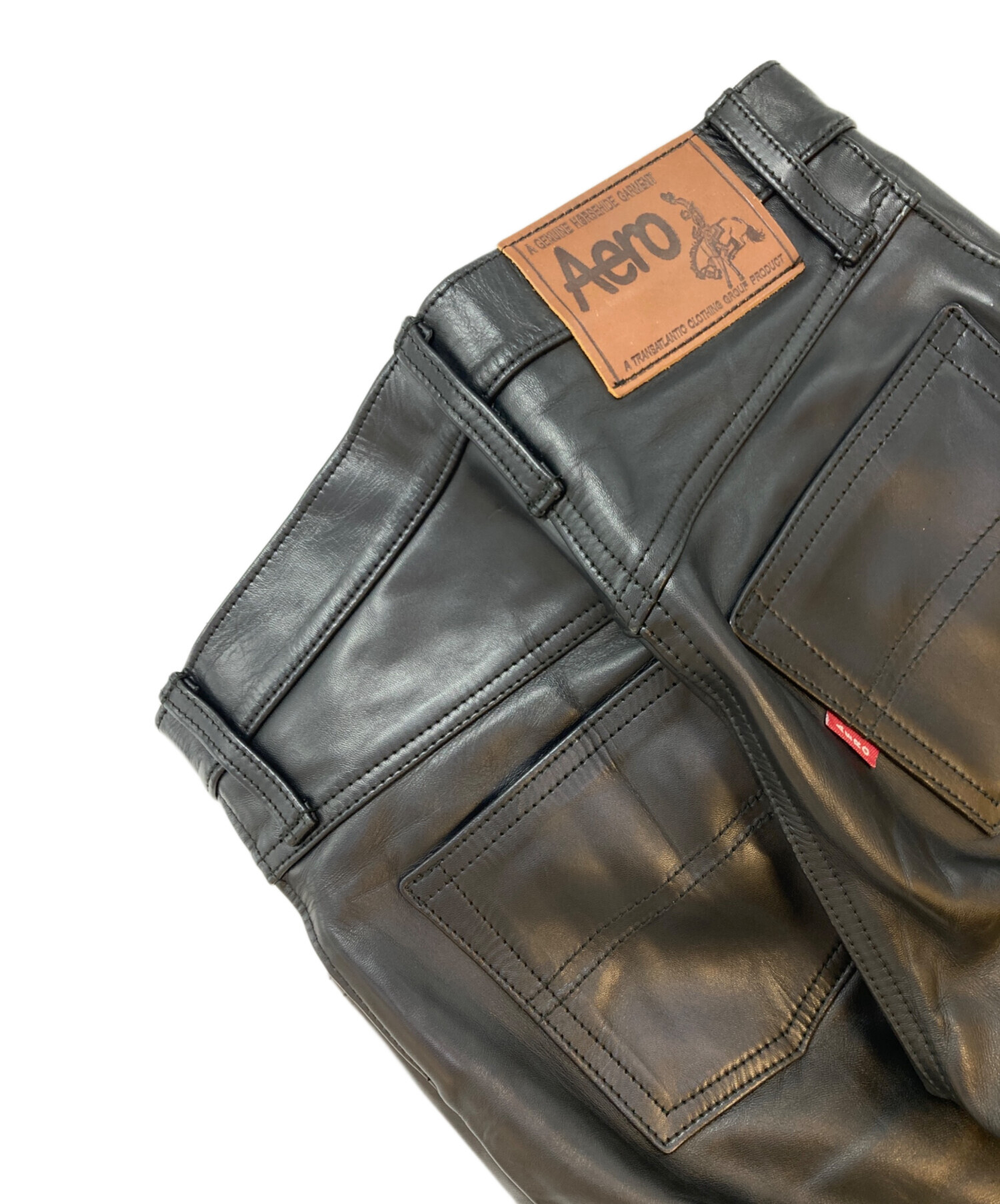 パンツ AERO LEATHER / front quarter horsehide Horsehide Aero Leather Jeans AERO LEATHER 