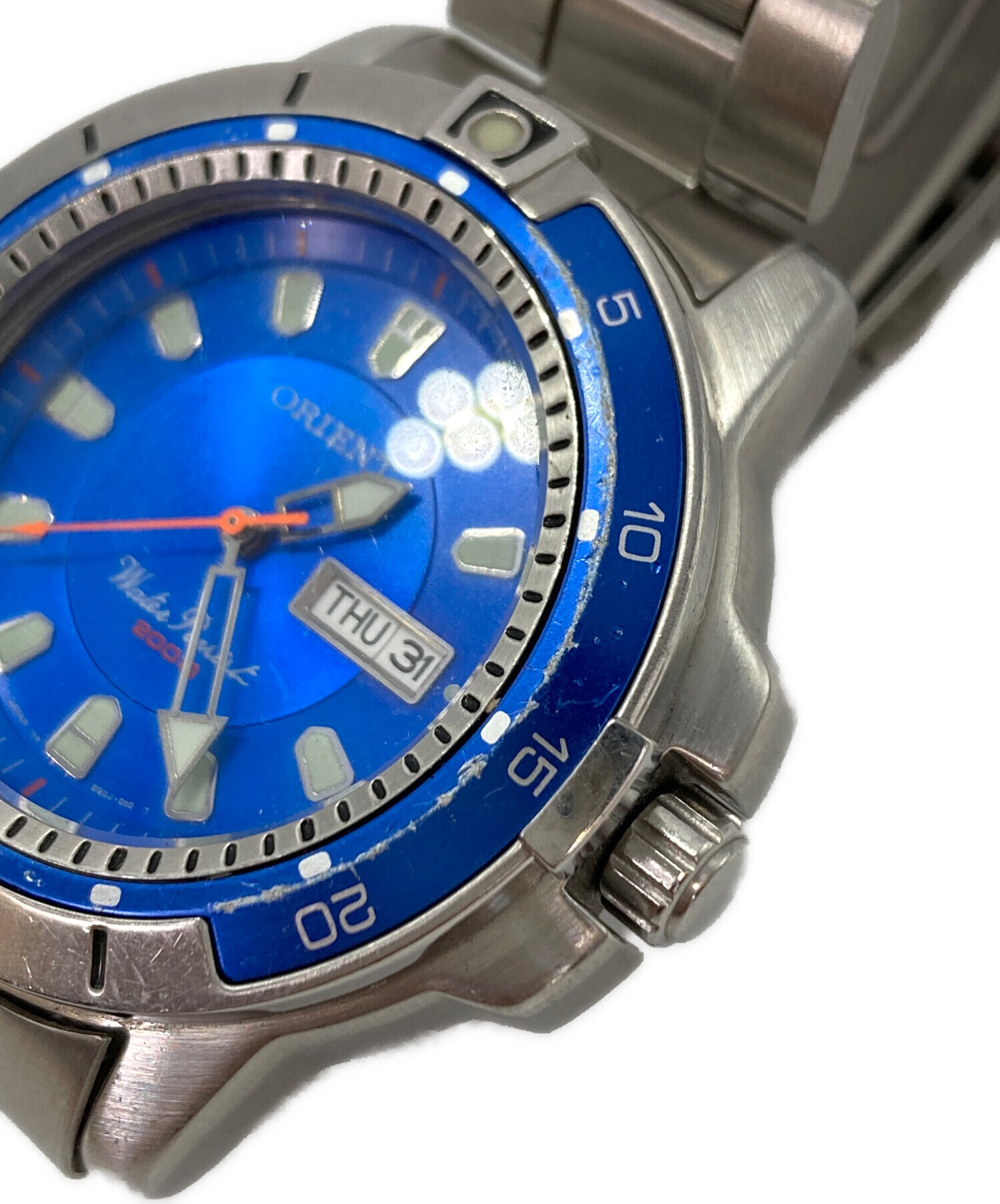 中古・古着通販】ORIENT (オリエント) デイデイト ブルー｜ブランド 