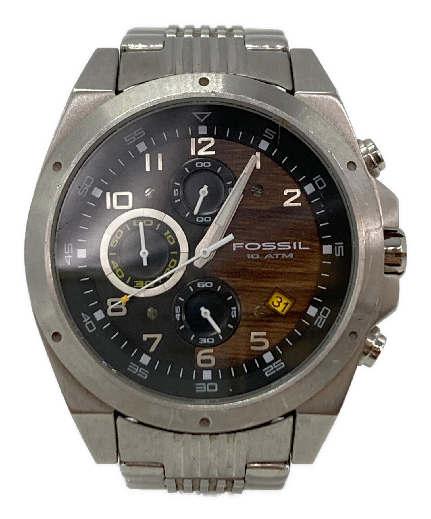 中古・古着通販】FOSSIL (フォッシル) クロノグラフ ブラック 