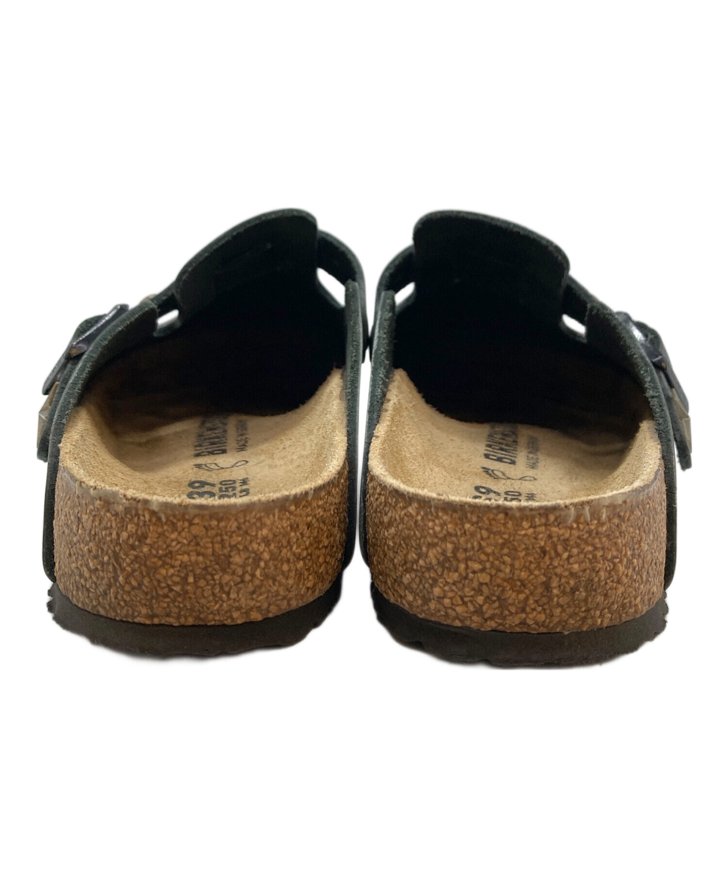 BIRKENSTOCK サンダル ブラック スタッズ装飾 中古・古着通販】BIRKENSTOCK (ビルケンシュトック) スタッズサンダル