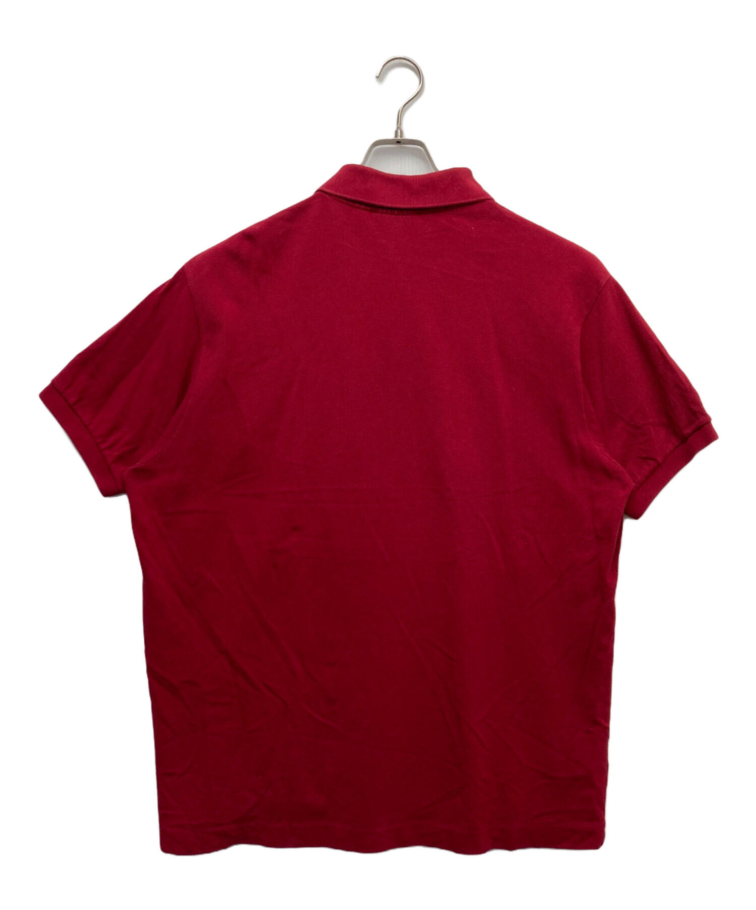 中古・古着通販】LACOSTE (ラコステ) ポロシャツ レッド サイズ:XXL