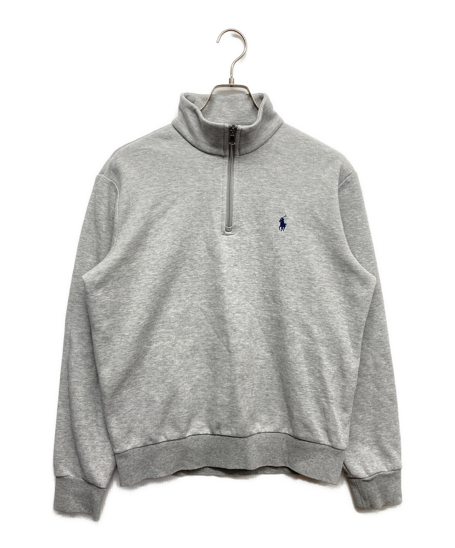 ★美品★POLO RALPH LAUREN 長袖ハーフジップ グレーM～L 中古・古着通販】POLO RALPH LAUREN (ポロ・ラルフローレン) ハーフ