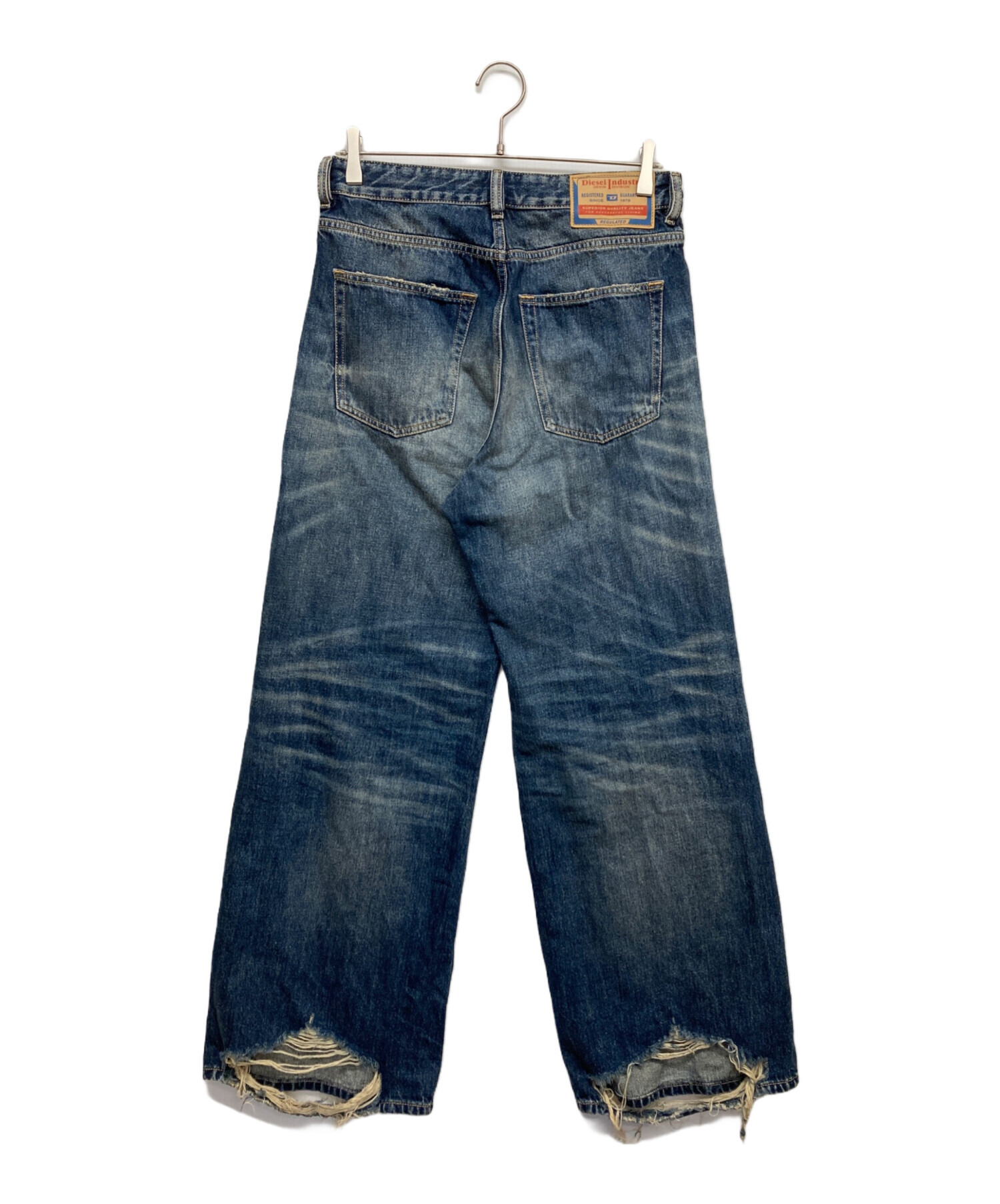 DIESEL D-Rise W28 L30 デニム　ジーンズ　ヴィンテージブルー 中古・古着通販】DIESEL (ディーゼル) D-RISE ストレートジーンズ