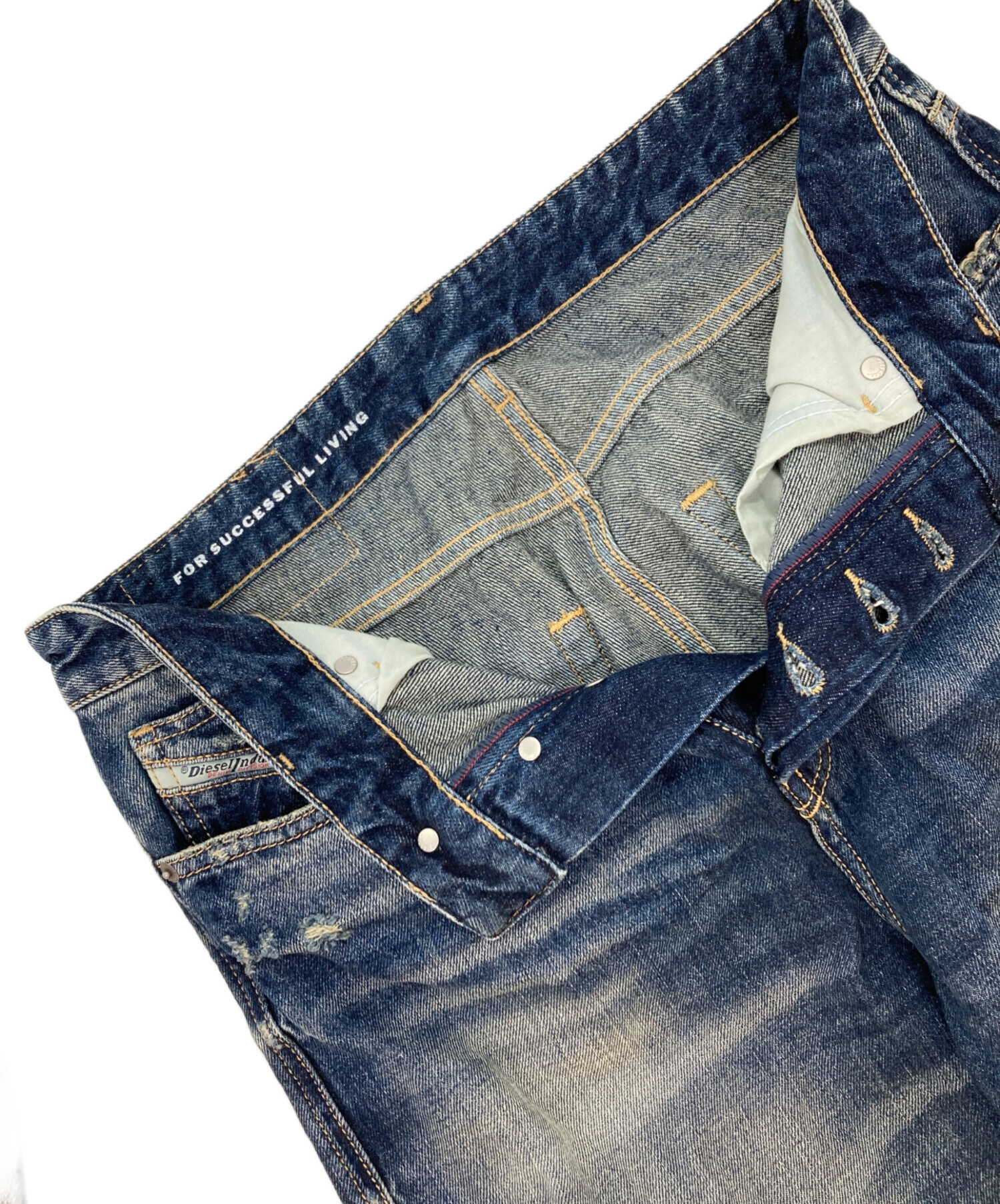 DIESEL D-Rise W28 L30 デニム　ジーンズ　ヴィンテージブルー 中古・古着通販】DIESEL (ディーゼル) D-RISE ストレートジーンズ
