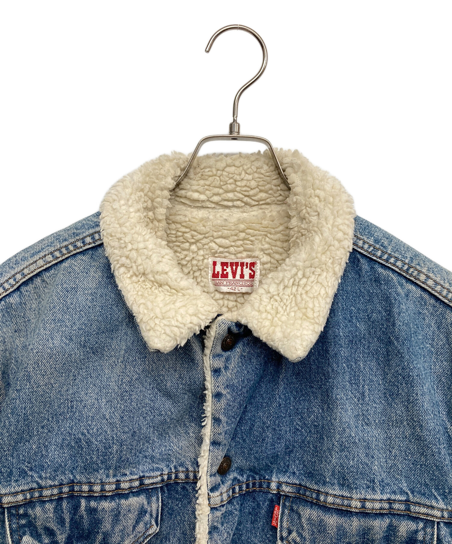 新品未使用 Levi's リーバイス ボアデニムジャケット L lev-032 新品未使用 Levi's リーバイス ボアデニムジャケット L lev-032