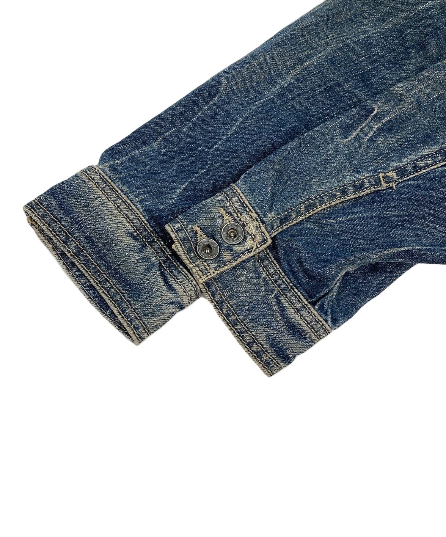 中古・古着通販】DIESEL (ディーゼル) デニムシングルライダース