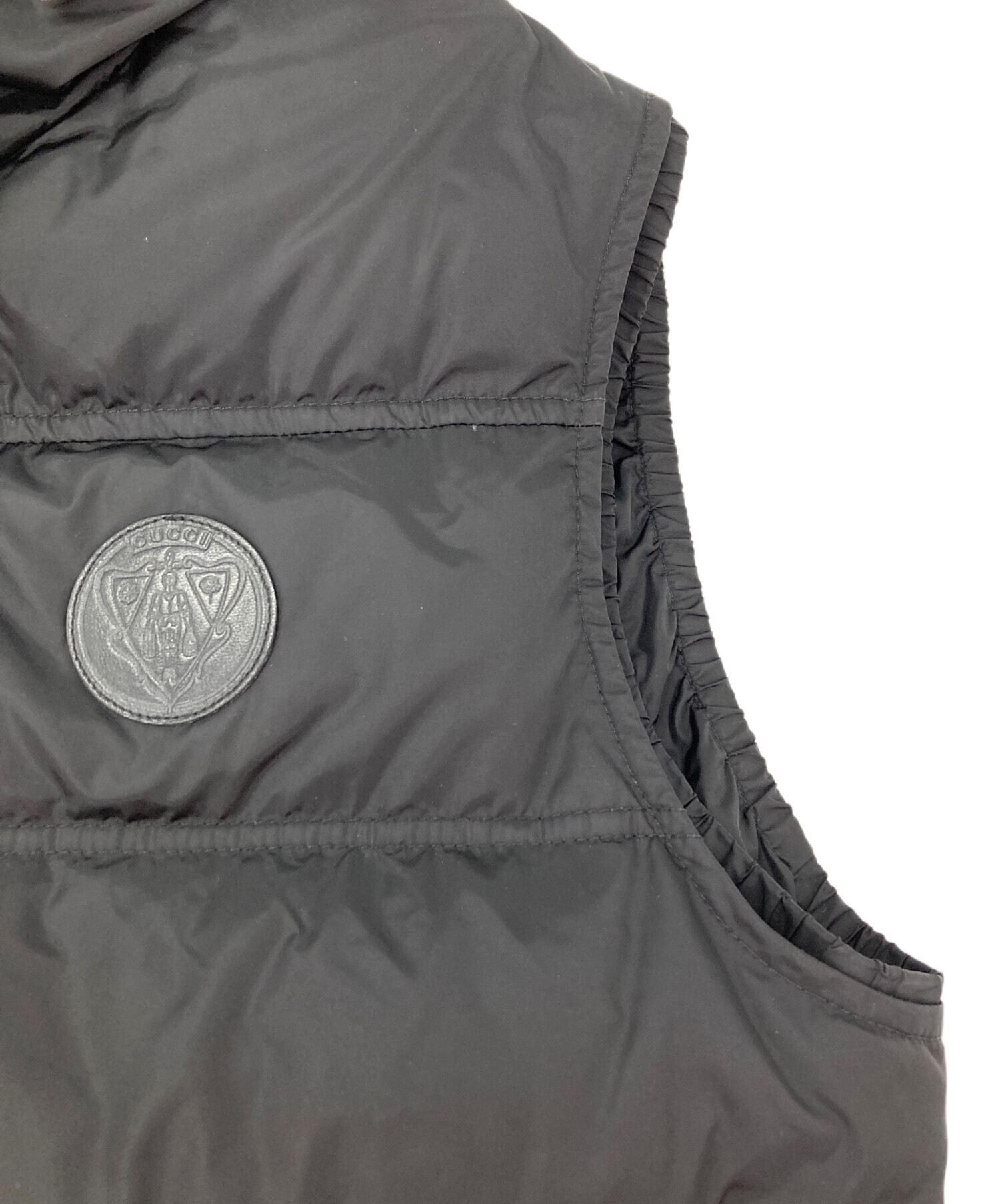 中古・古着通販】GUCCI (グッチ) ダウンベスト ブラック サイズ:46