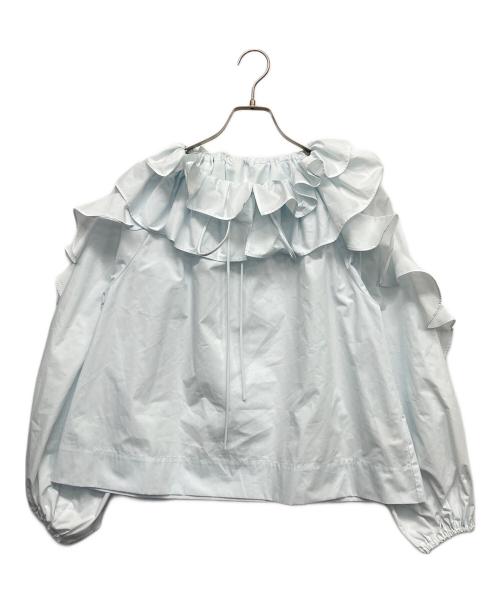 新品・タグ付き　FRAY I.D フリルカラーラッフルブラウス FRAY I.D（フレイアイディー）の「フリルカラーラッフルブラウス
