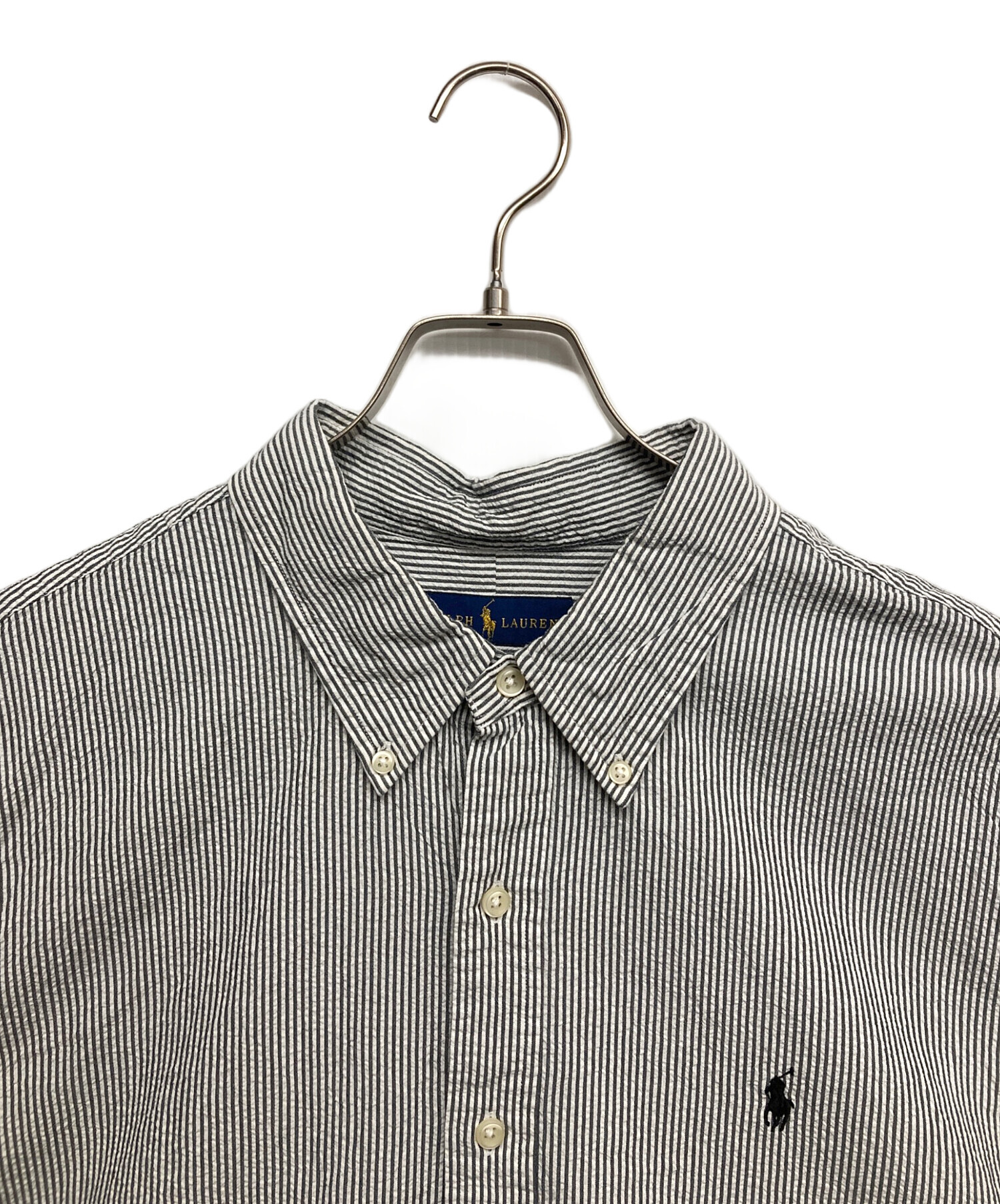 中古・古着通販】RALPH LAUREN (ラルフローレン) シアサッカー半袖