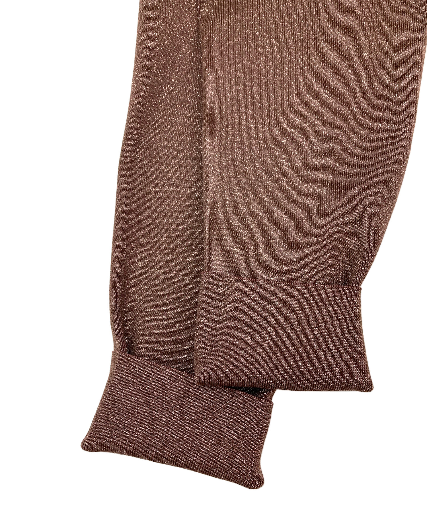 【ただいま気まぐれセール中様限定 】ANAYI カーディガン 中古・古着通販】ANAYI (アナイ) ラメカーディガン ブラウン サイズ:38