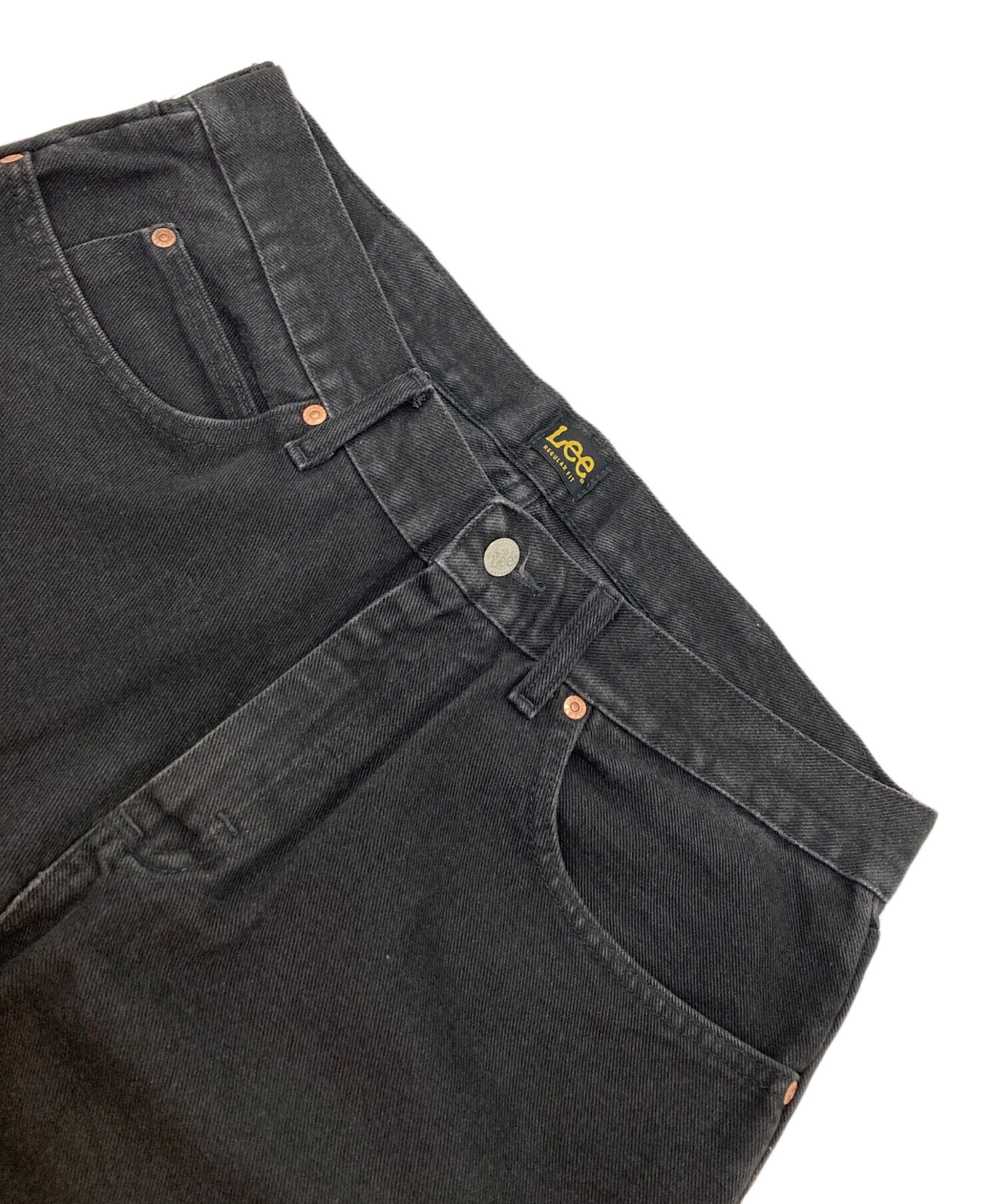 中古・古着通販】LEE (リー) デニムパンツ ブラック サイズ:W36