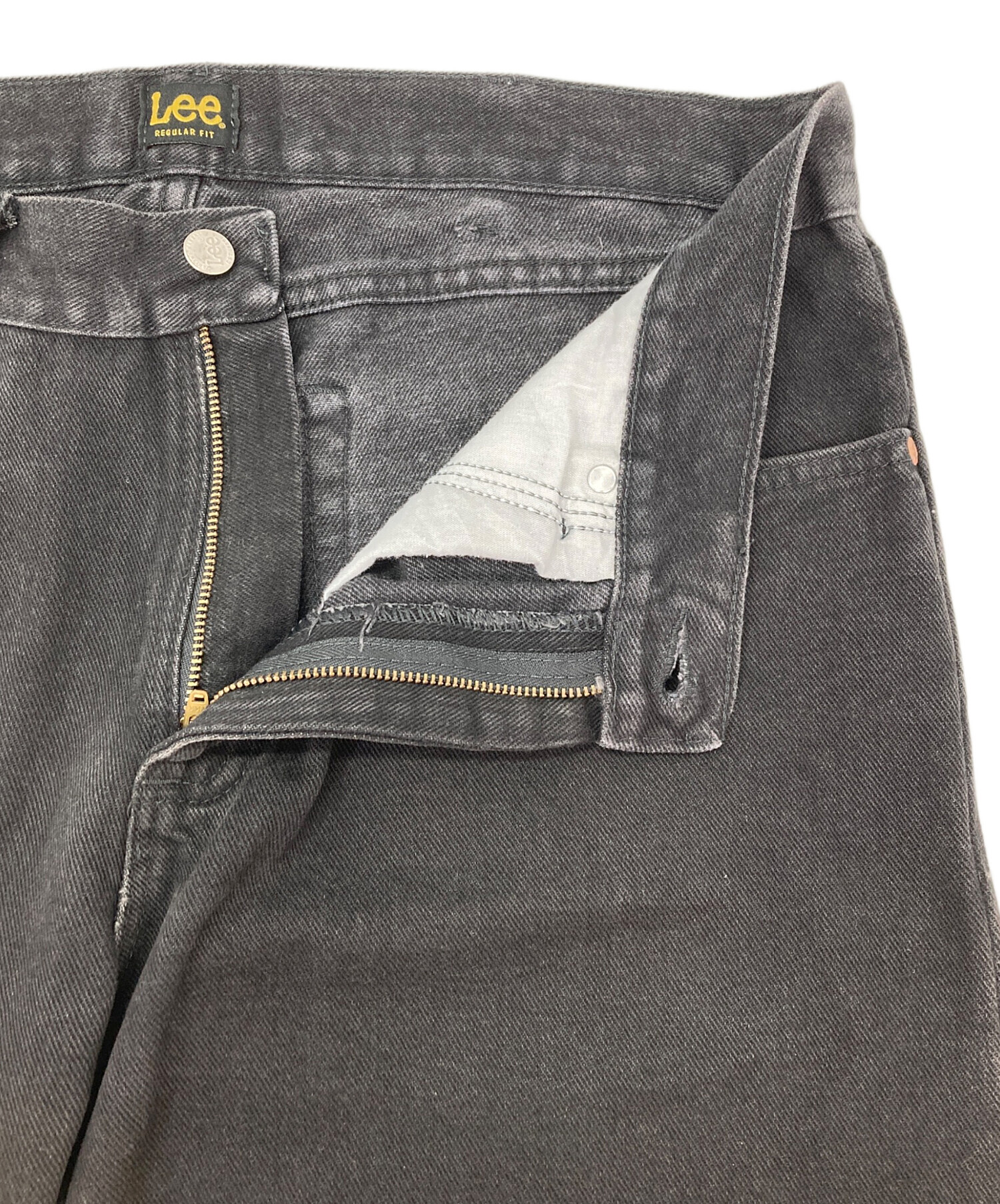 中古・古着通販】LEE (リー) デニムパンツ ブラック サイズ:W36